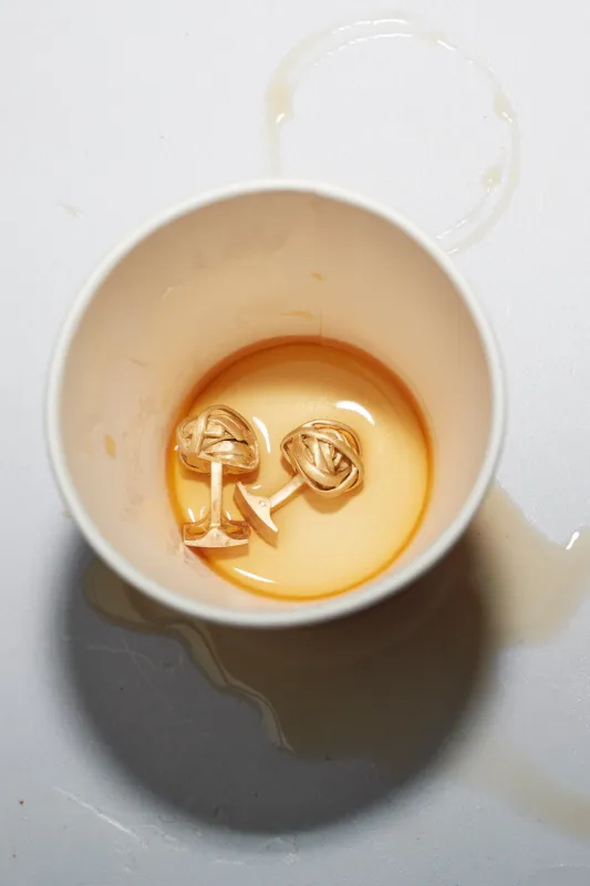 Dossing Around - Recycled Gold Vermeil Cufflinks made by Completed Works