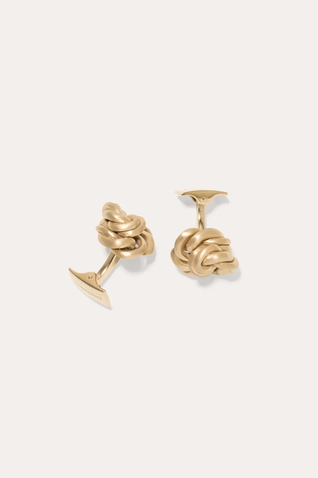 Really Knotted - Recycled Gold Vermeil Cufflinks sold by Completed Works product image thumbnail 2