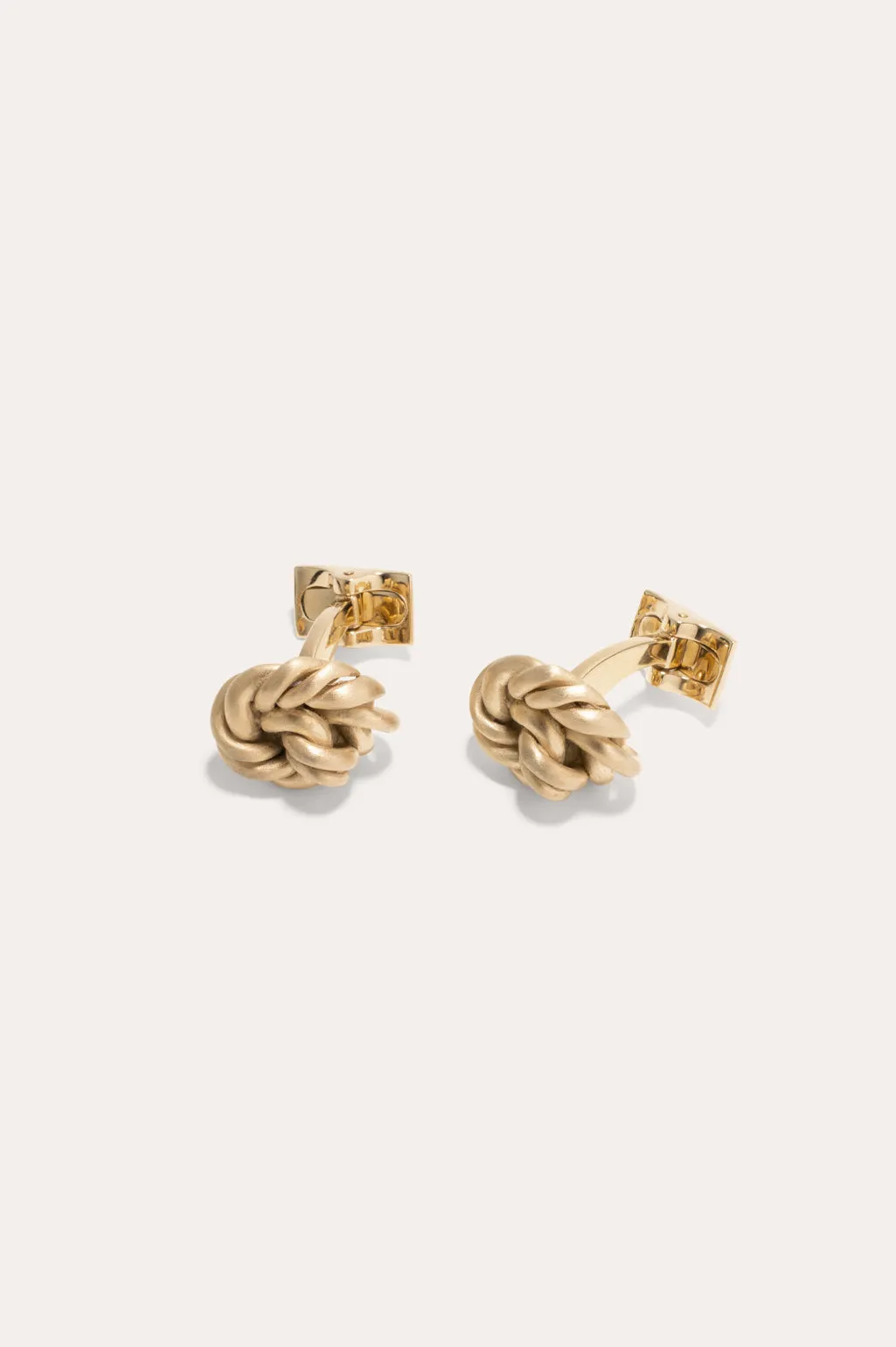 Really Knotted - Recycled Gold Vermeil Cufflinks sold by Completed Works product image thumbnail 3