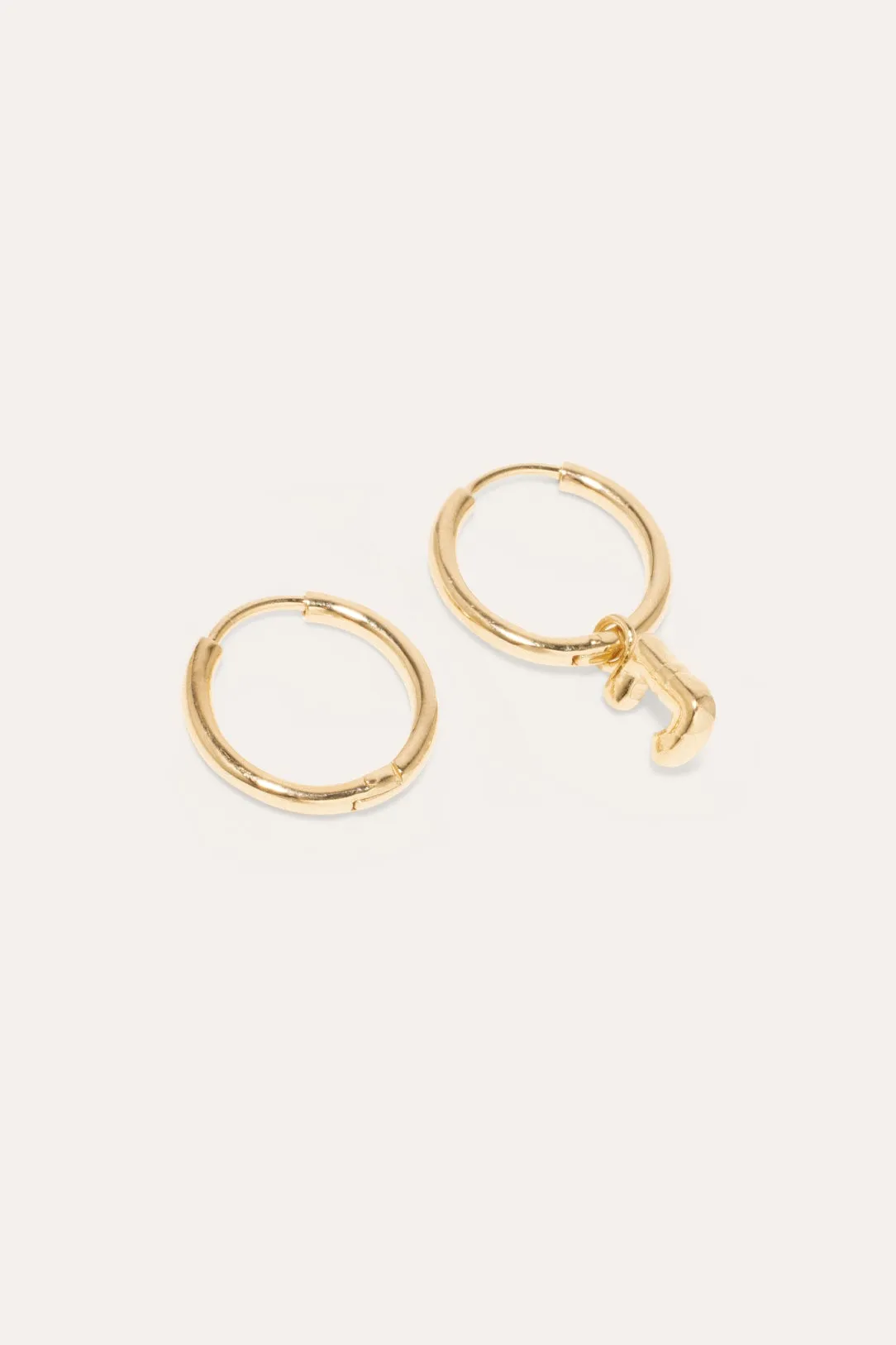 Classicworks™ J - Recycled Gold Vermeil Earrings sold by Completed Works product image thumbnail 2
