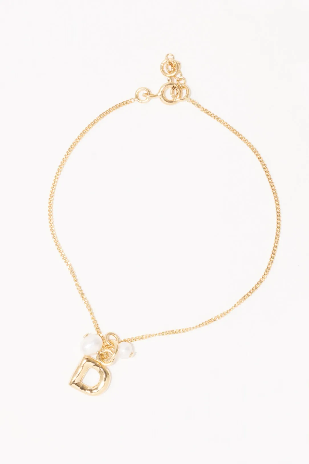 Classicworks™ D - Gold Vermeil and Pearl Bracelet sold by Completed Works