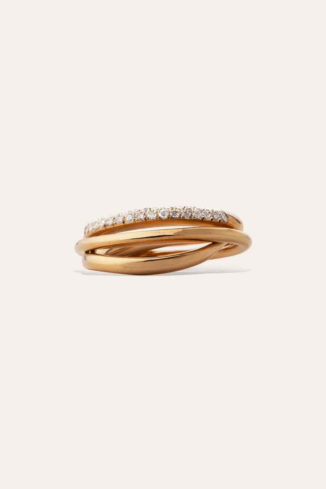 Surrounded Islands - 18ct Yellow Gold and Diamond Ring sold by Completed Works product image thumbnail 3