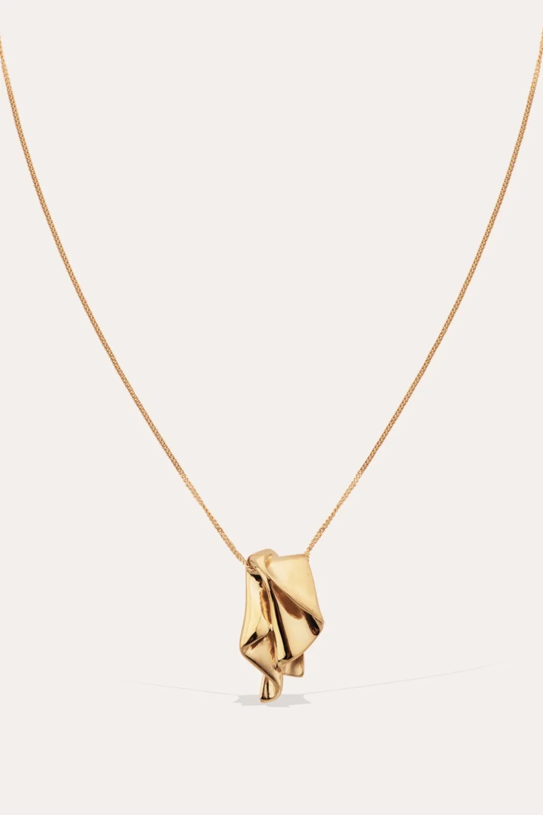 The Second Great Cowboy Strike - Gold Vermeil Pendant sold by Completed Works