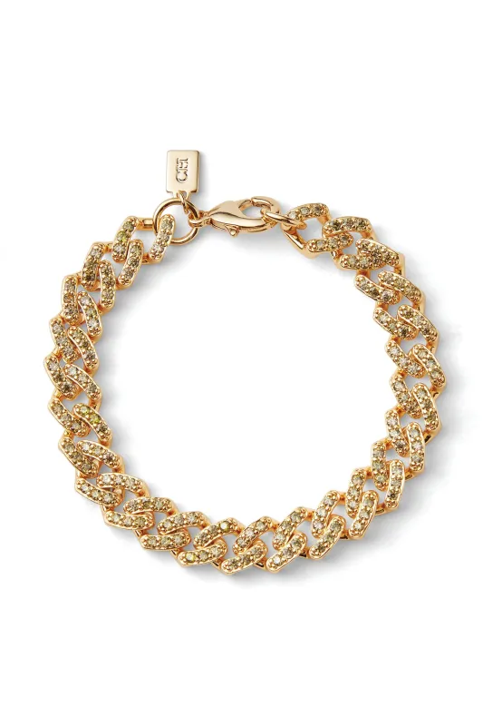 Mexican Chain Bracelet - Olive made by Crystal Haze