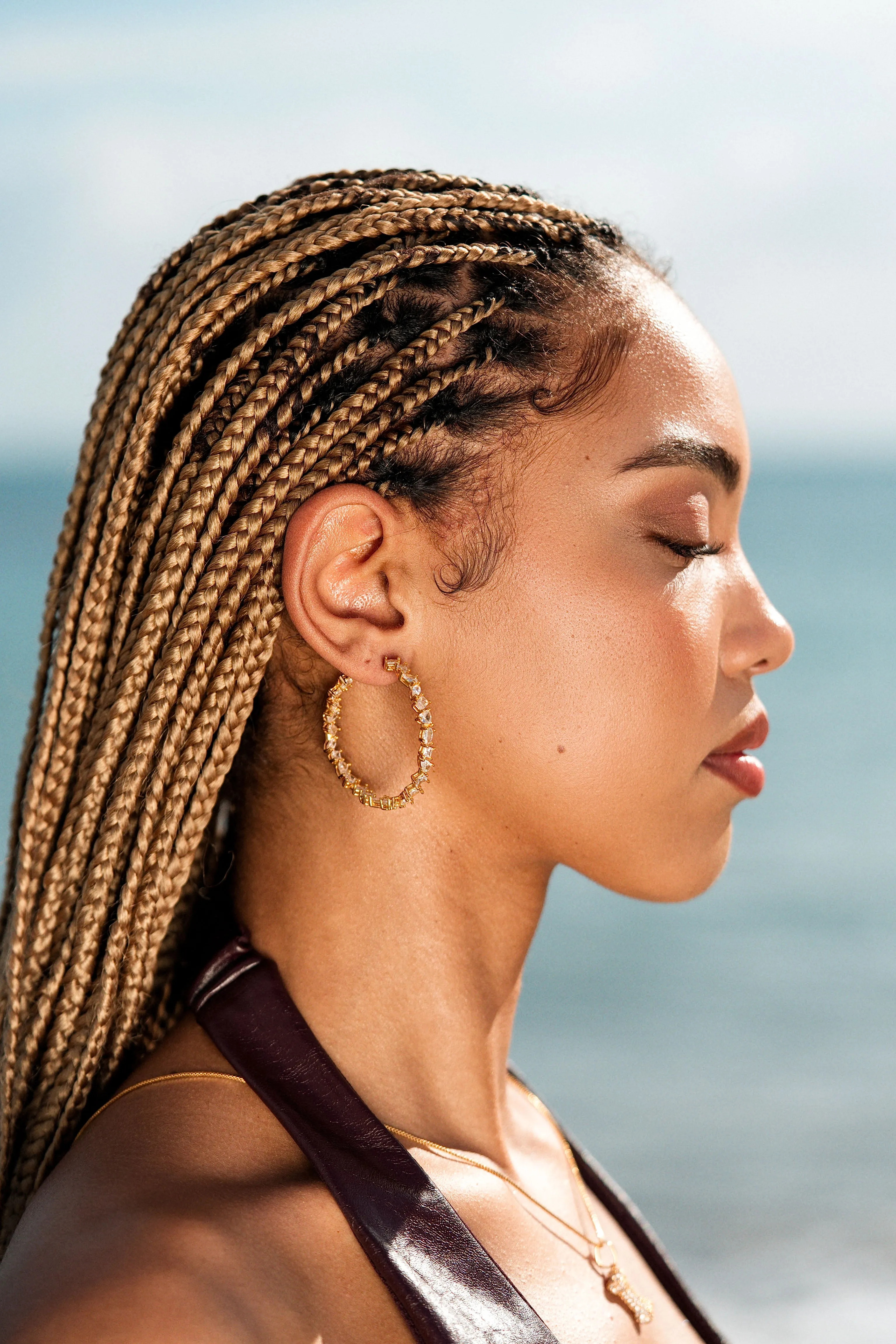 Irregular Tennis Hoops sold by Crystal Haze product image thumbnail 3