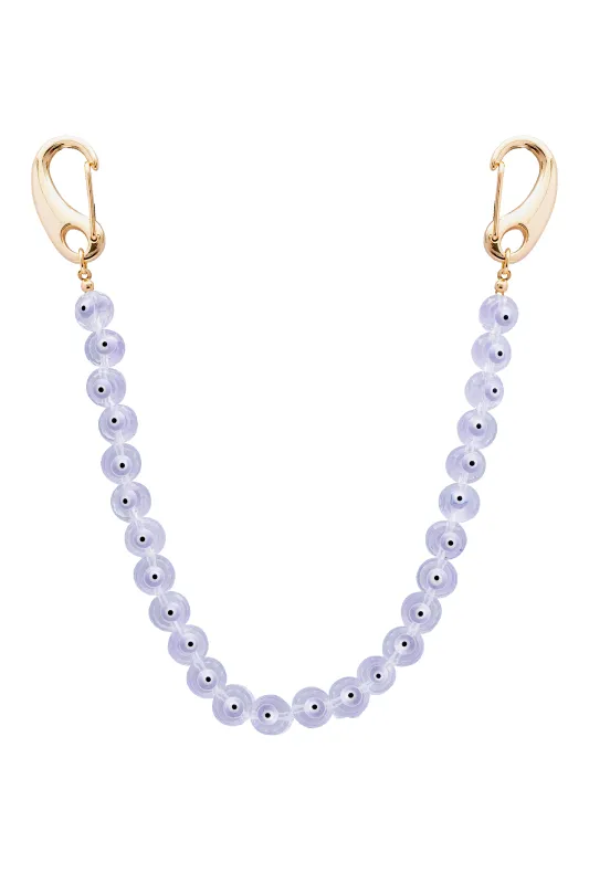 The Evil Eye Bag Chain made by Crystal Haze