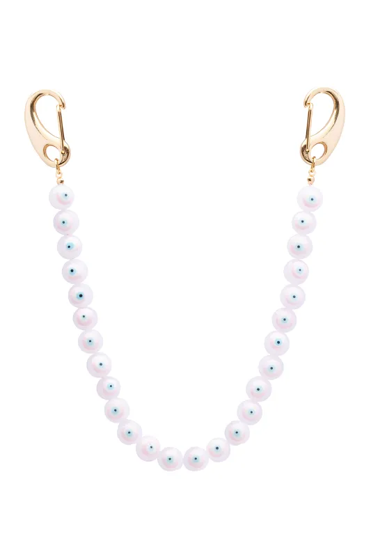 The Evil Eye Bag Chain made by Crystal Haze
