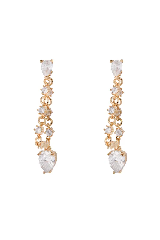 Pear Drop Earrings made by Crystal Haze