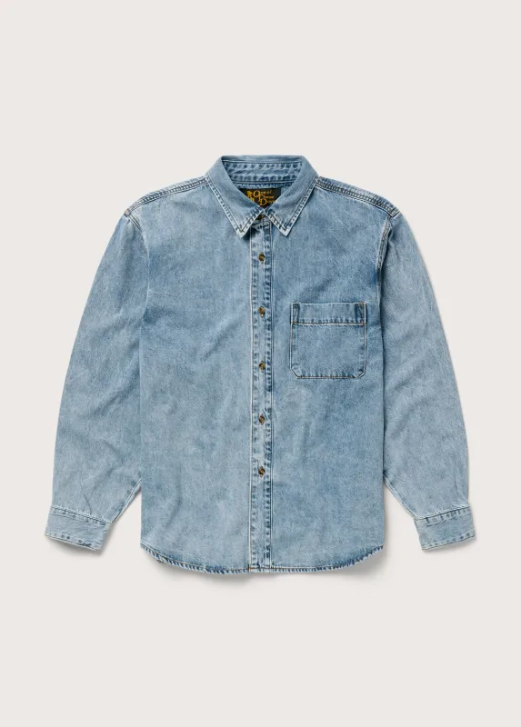 Denim Button Down Shirt | Indigo made by One Of These Days