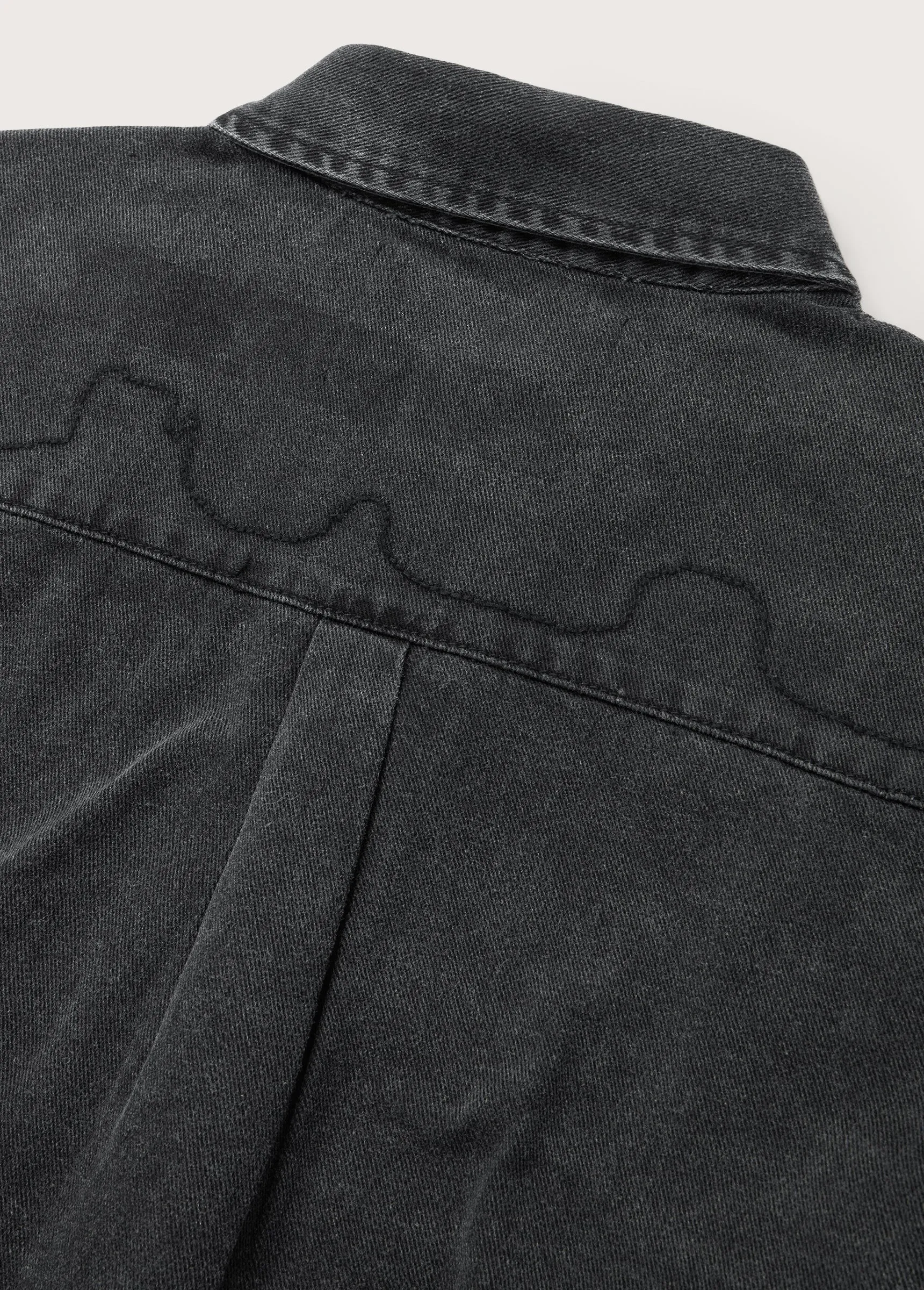 Denim Button Down Shirt | Washed Black sold by One Of These Days product image thumbnail 4
