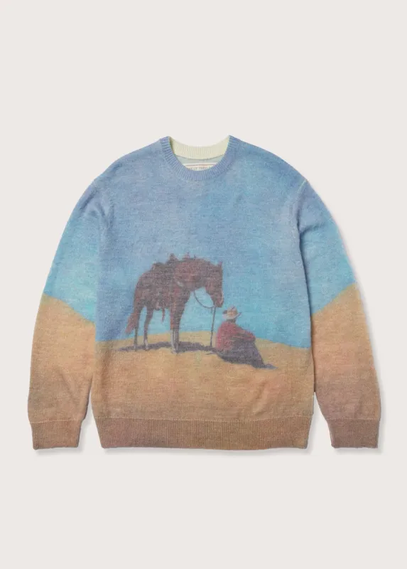 So Far Away Printed Sweater | Multi made by One Of These Days