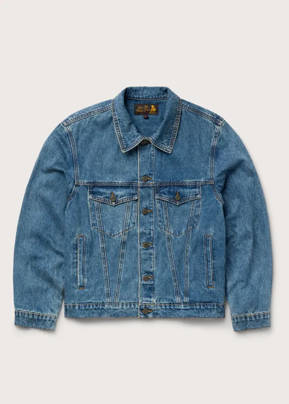 Denim Trucker Jacket | Washed Indigo made by One Of These Days