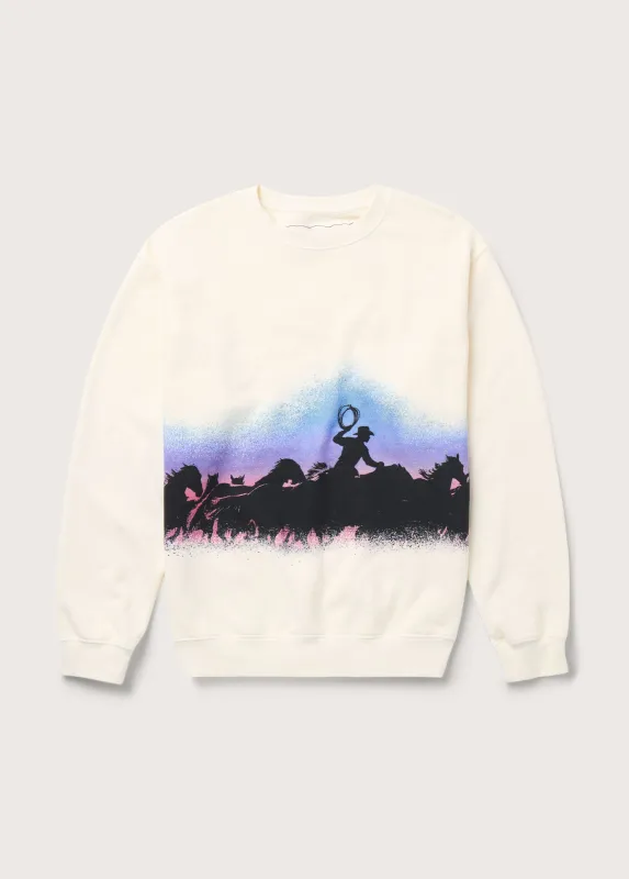 Driftin' Back Crewneck Sweatshirt  - Dawn | Bone made by One Of These Days