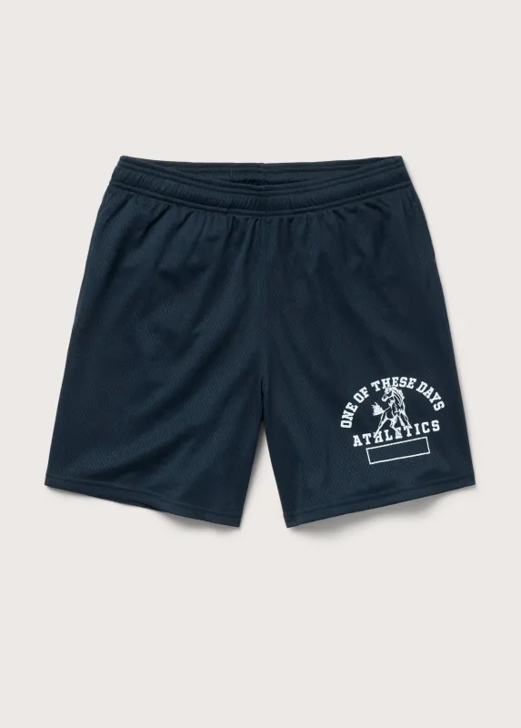 Mustang Athletics Mesh Shorts | Navy made by One Of These Days