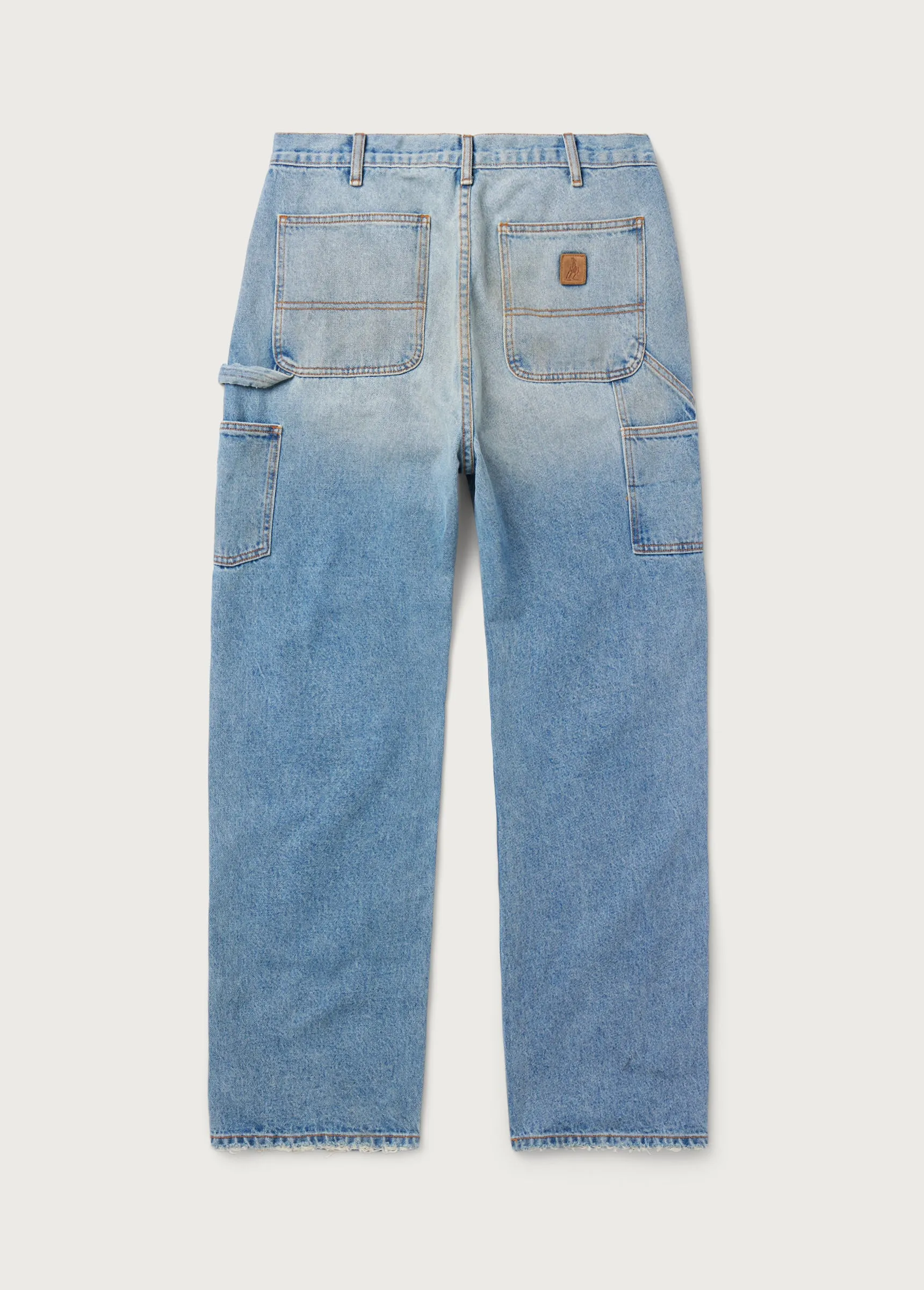 Denim Double Knee Pant | Washed Denim sold by One Of These Days product image thumbnail 2