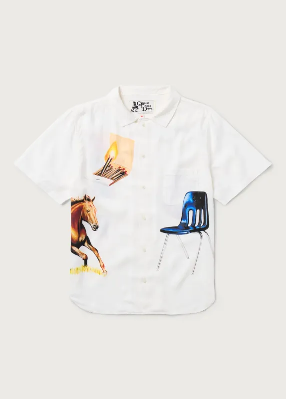 I Never Believed In Much, But I Believe In You Camp Shirt | Ivory made by One Of These Days