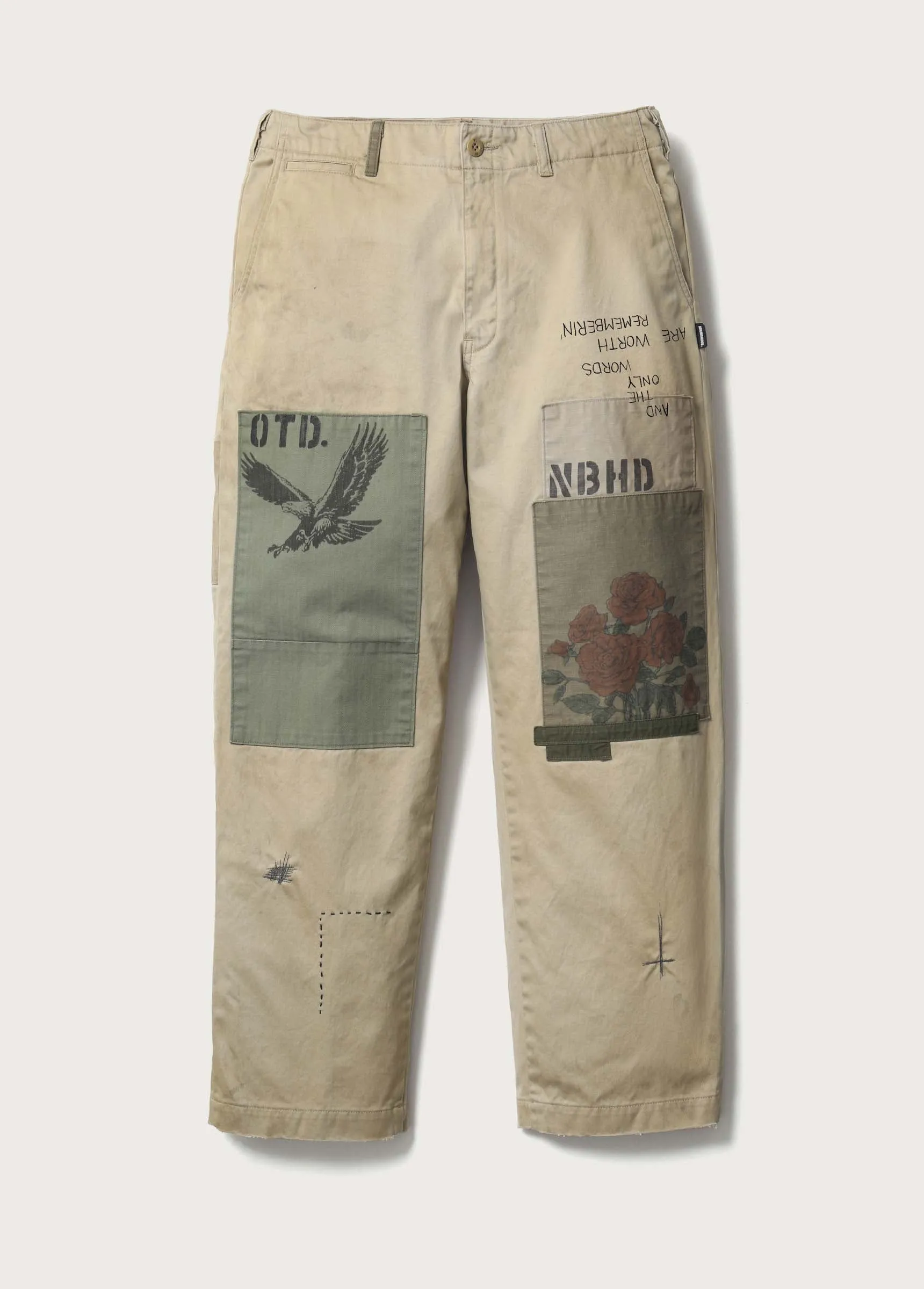 NBHD/OTD - Patched Chino Pant | Tan sold by One Of These Days