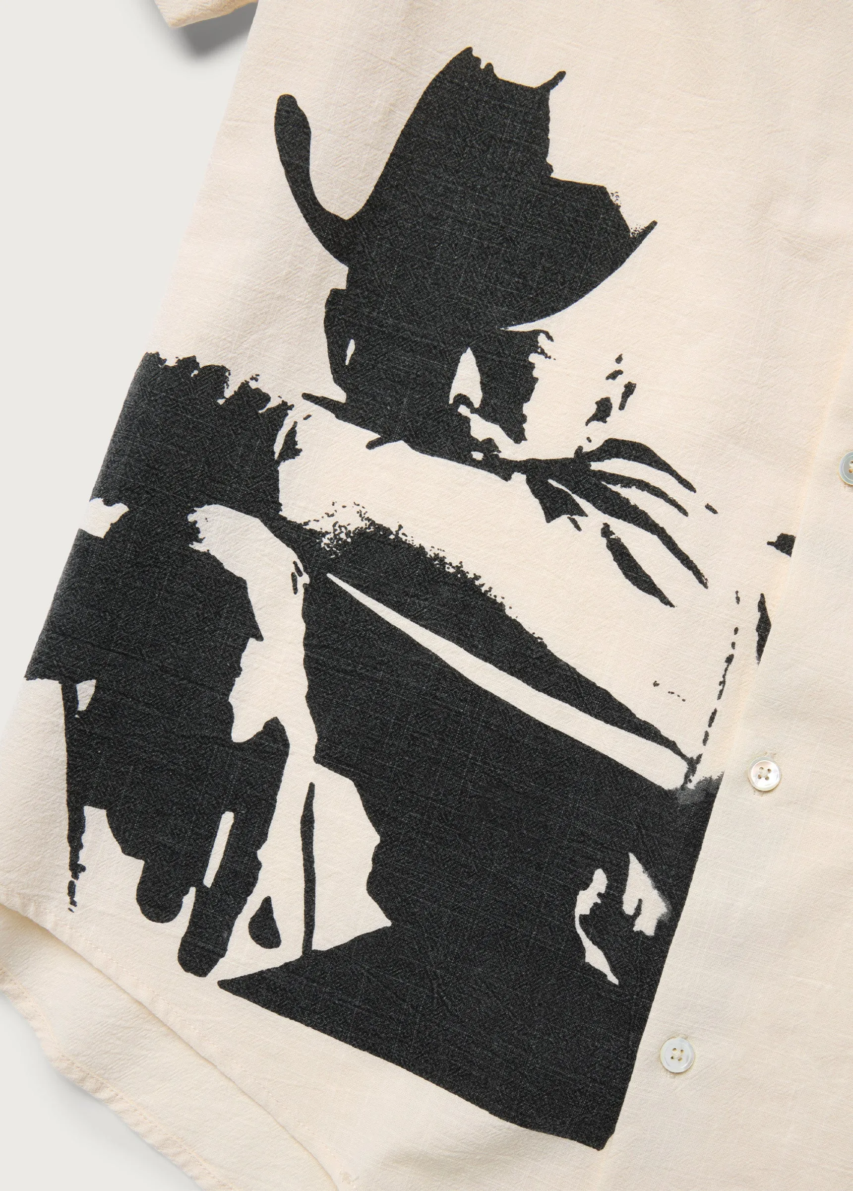 Angel Of The Field Camp Shirt | Ivory sold by One Of These Days product image thumbnail 4
