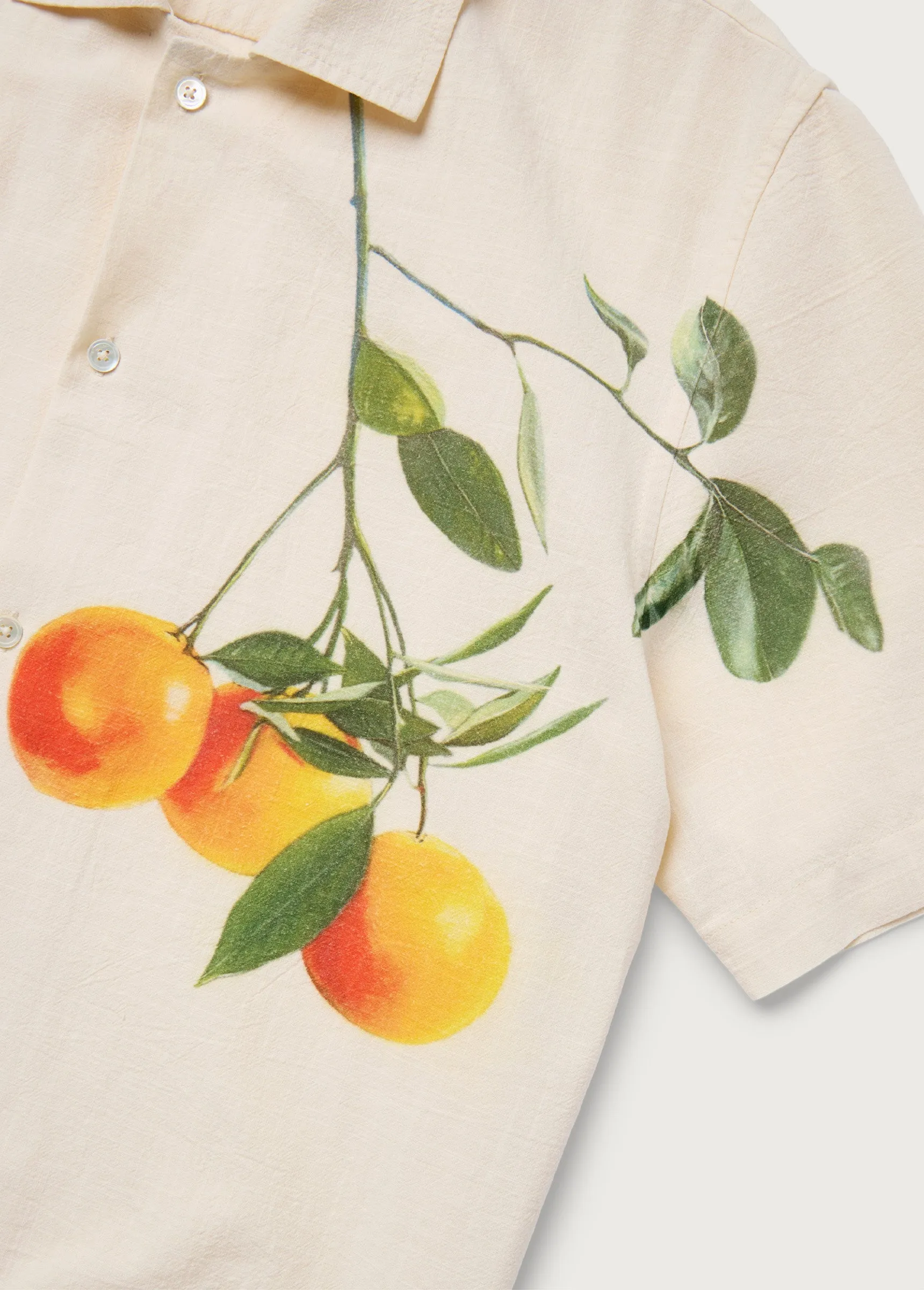 Angel Of The Field Camp Shirt | Ivory sold by One Of These Days product image thumbnail 3