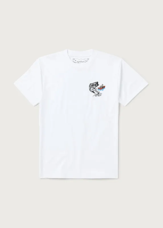 The One That Got Away Tee | White made by One Of These Days