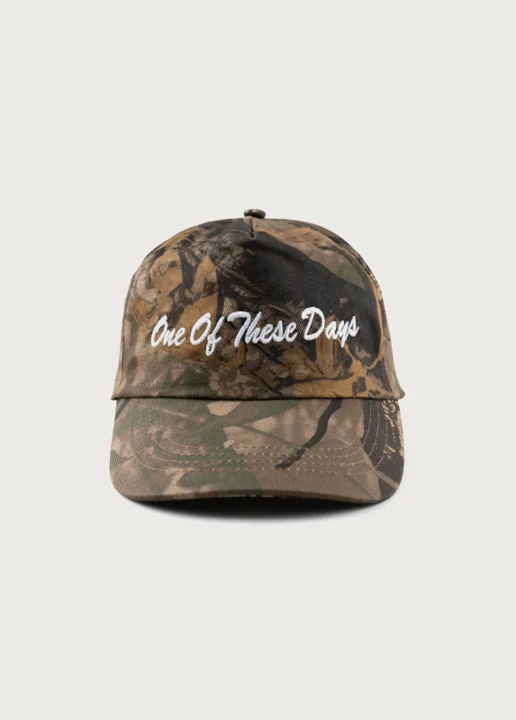 One of These Days Brush Script Hat | Camo made by One Of These Days