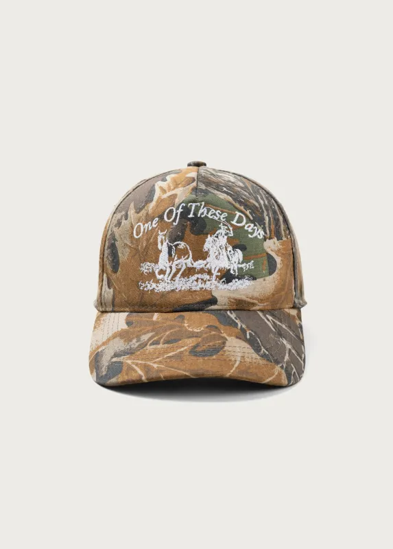Just For A Moment 5 Panel Hat | Camo made by One Of These Days