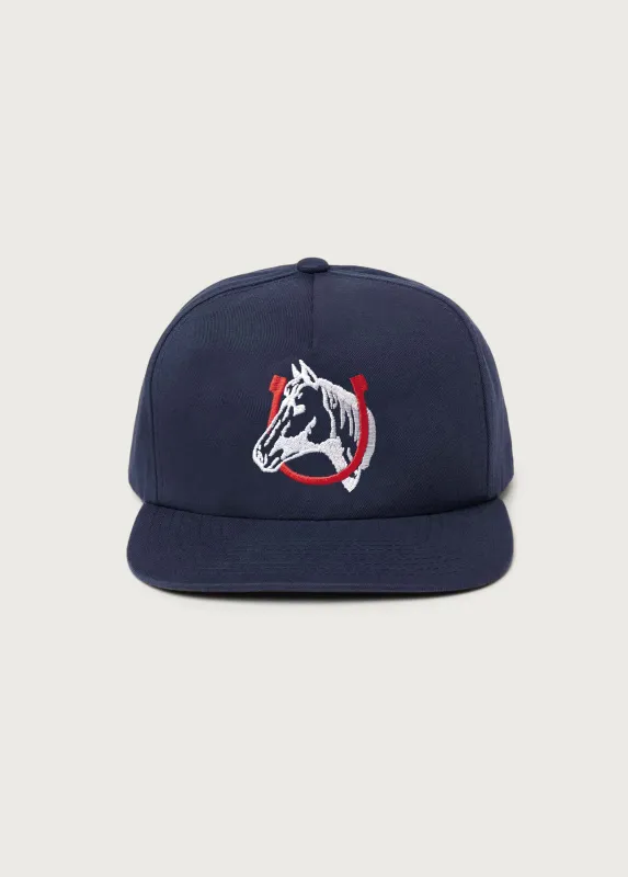 Horseshoe Logo Hat | Navy made by One Of These Days