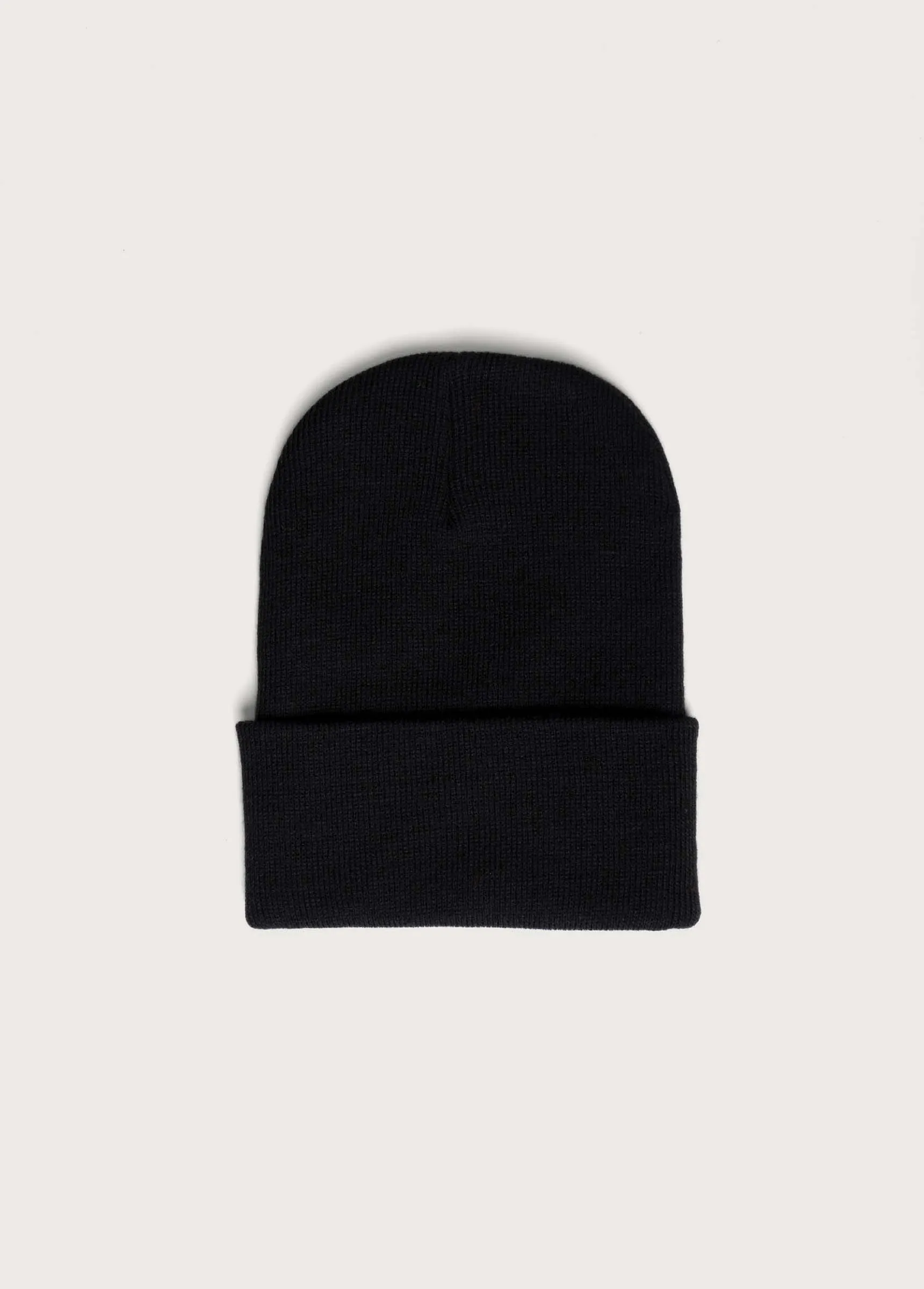 Horse Label Cuff Beanie | Black sold by One Of These Days product image thumbnail 2