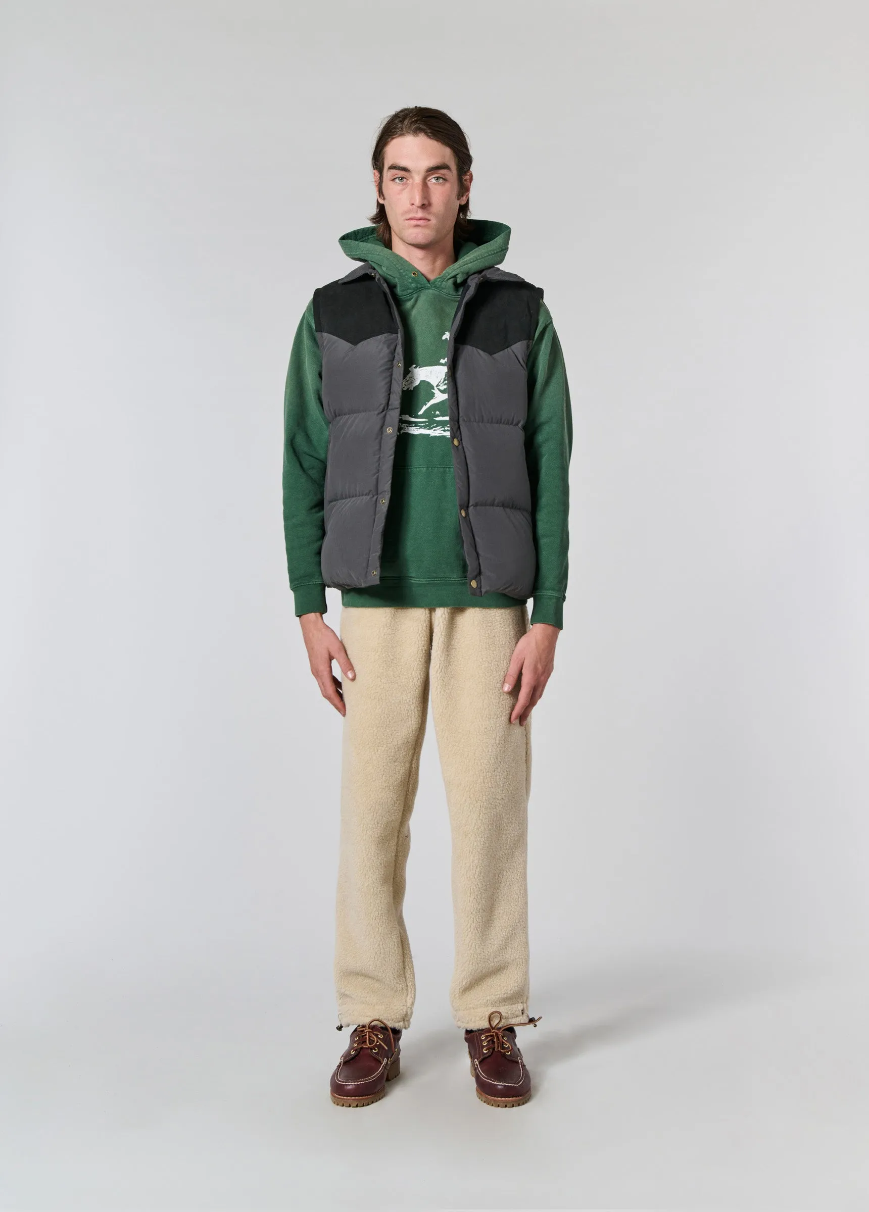 Suede Puffer Vest | Black sold by One Of These Days product image thumbnail 2
