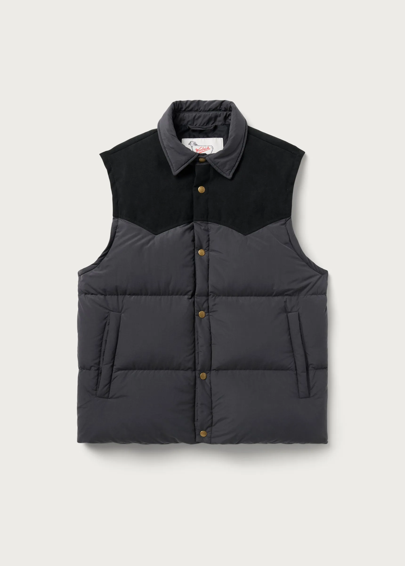 Suede Puffer Vest | Black sold by One Of These Days