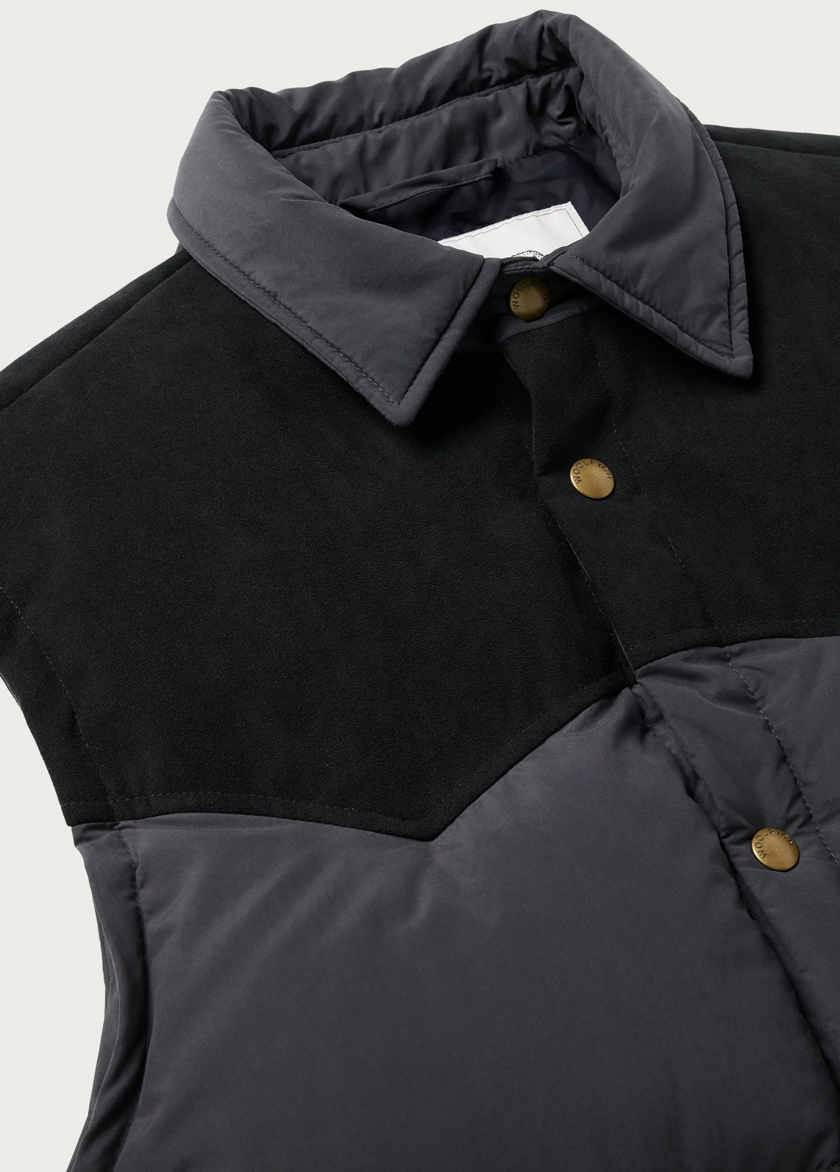 Suede Puffer Vest | Black sold by One Of These Days product image thumbnail 5