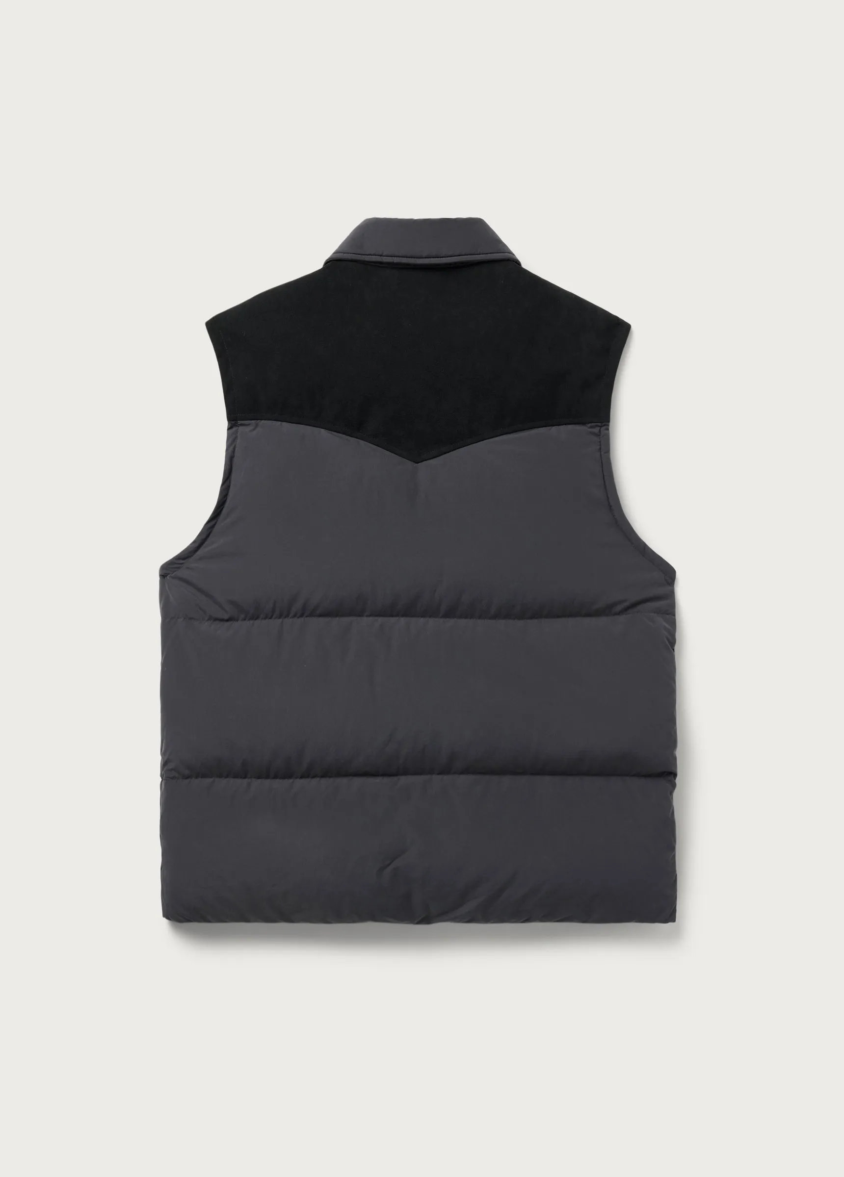 Suede Puffer Vest | Black sold by One Of These Days product image thumbnail 3