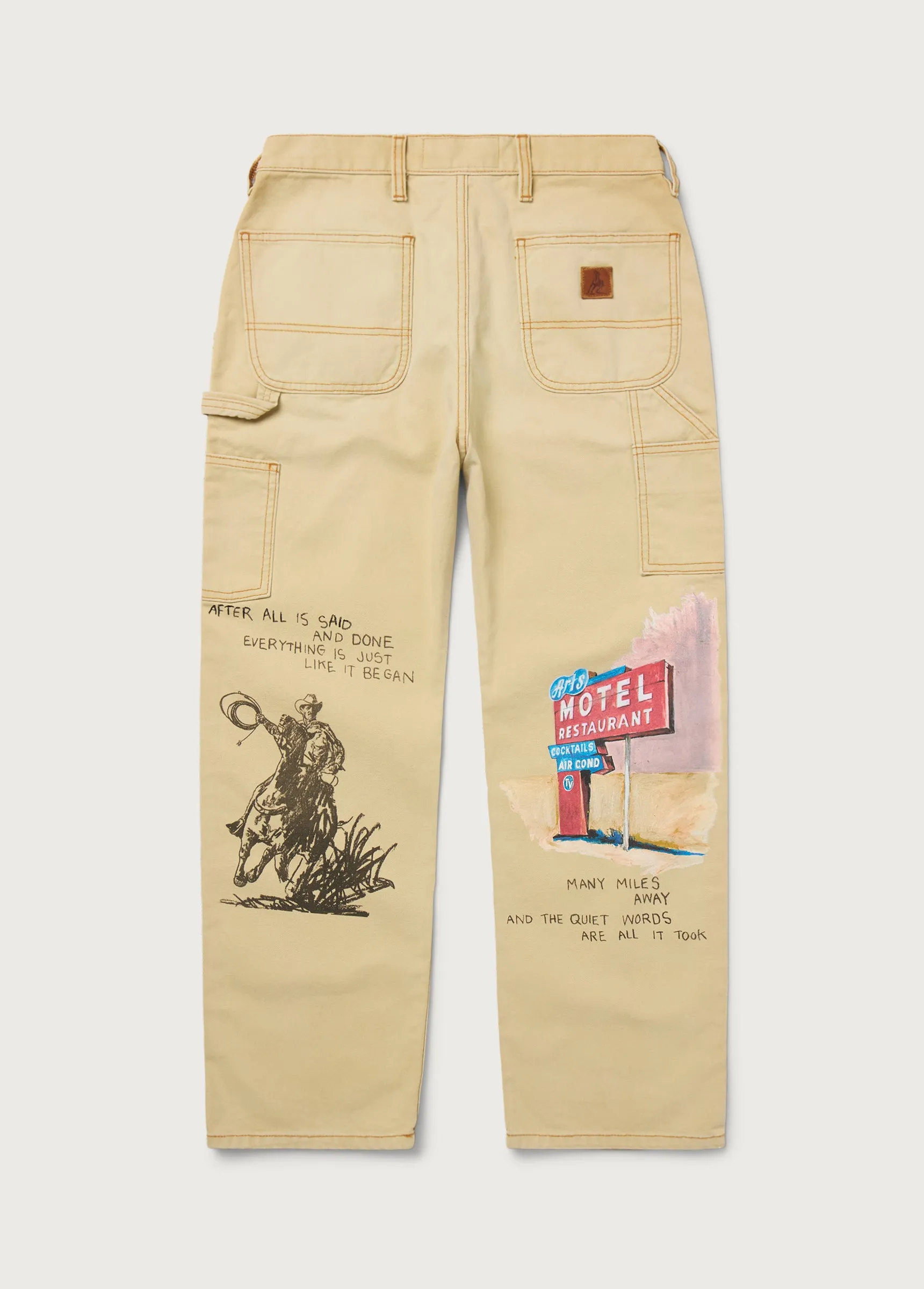 Just Like it Began Painters Pant | Worn Tan sold by One Of These Days product image thumbnail 2