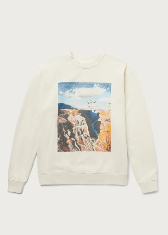 Stop Crewneck Sweatshirt | Bone made by One Of These Days