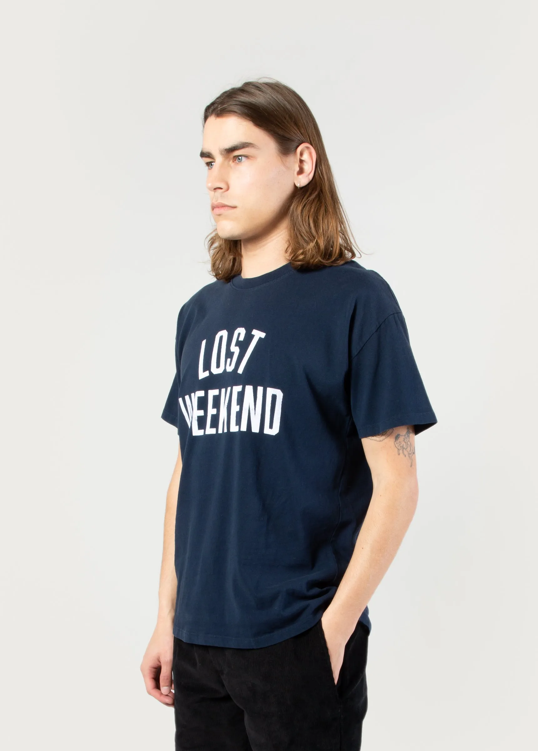 Lost Weekend Tee | Navy sold by One Of These Days product image thumbnail 4