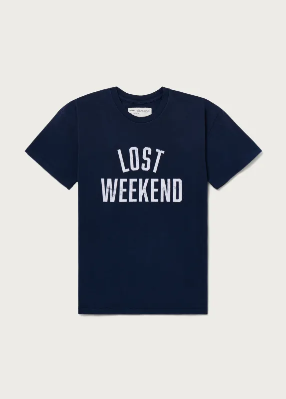 Lost Weekend Tee | Navy made by One Of These Days