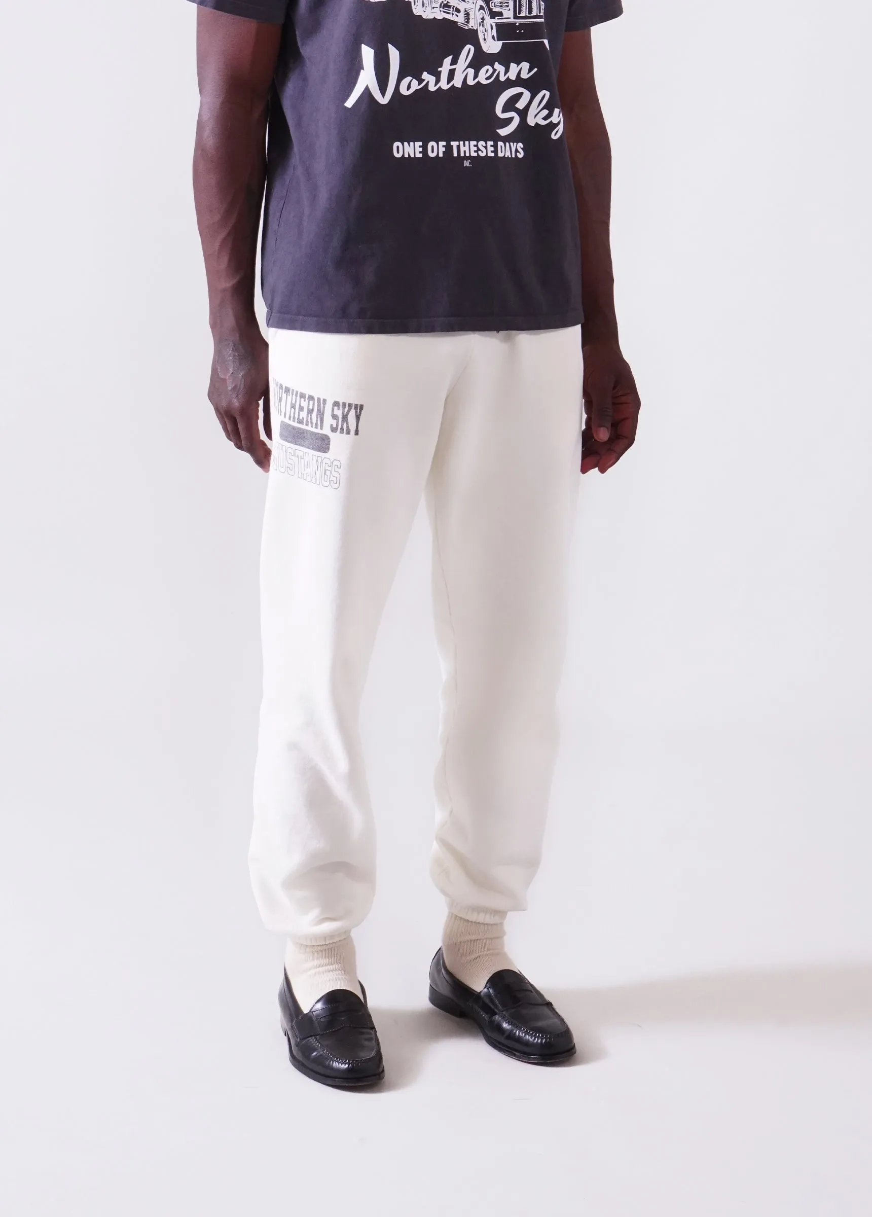 Mustangs Sweatpant | Bone sold by One Of These Days product image thumbnail 4