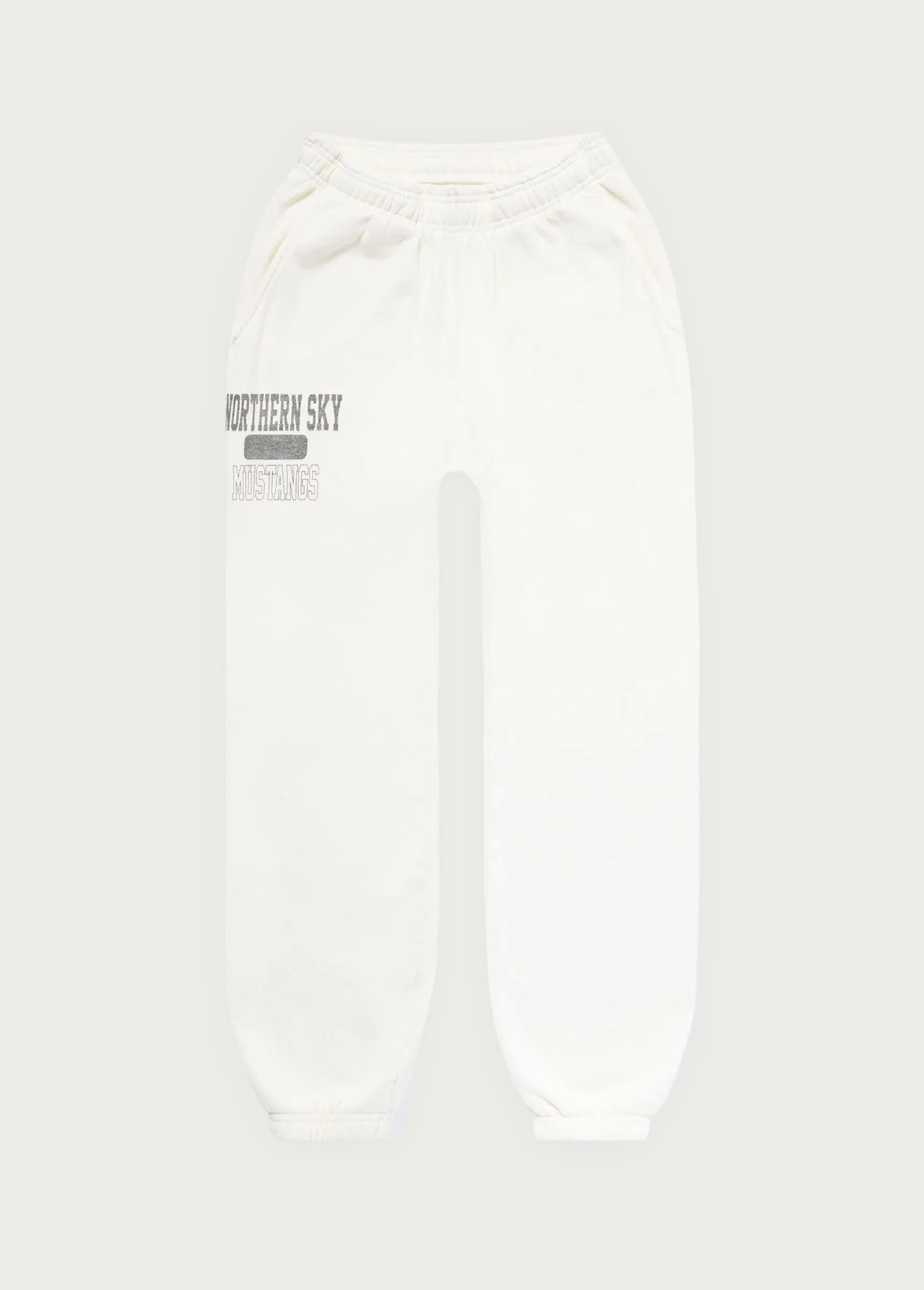 Mustangs Sweatpant | Bone sold by One Of These Days