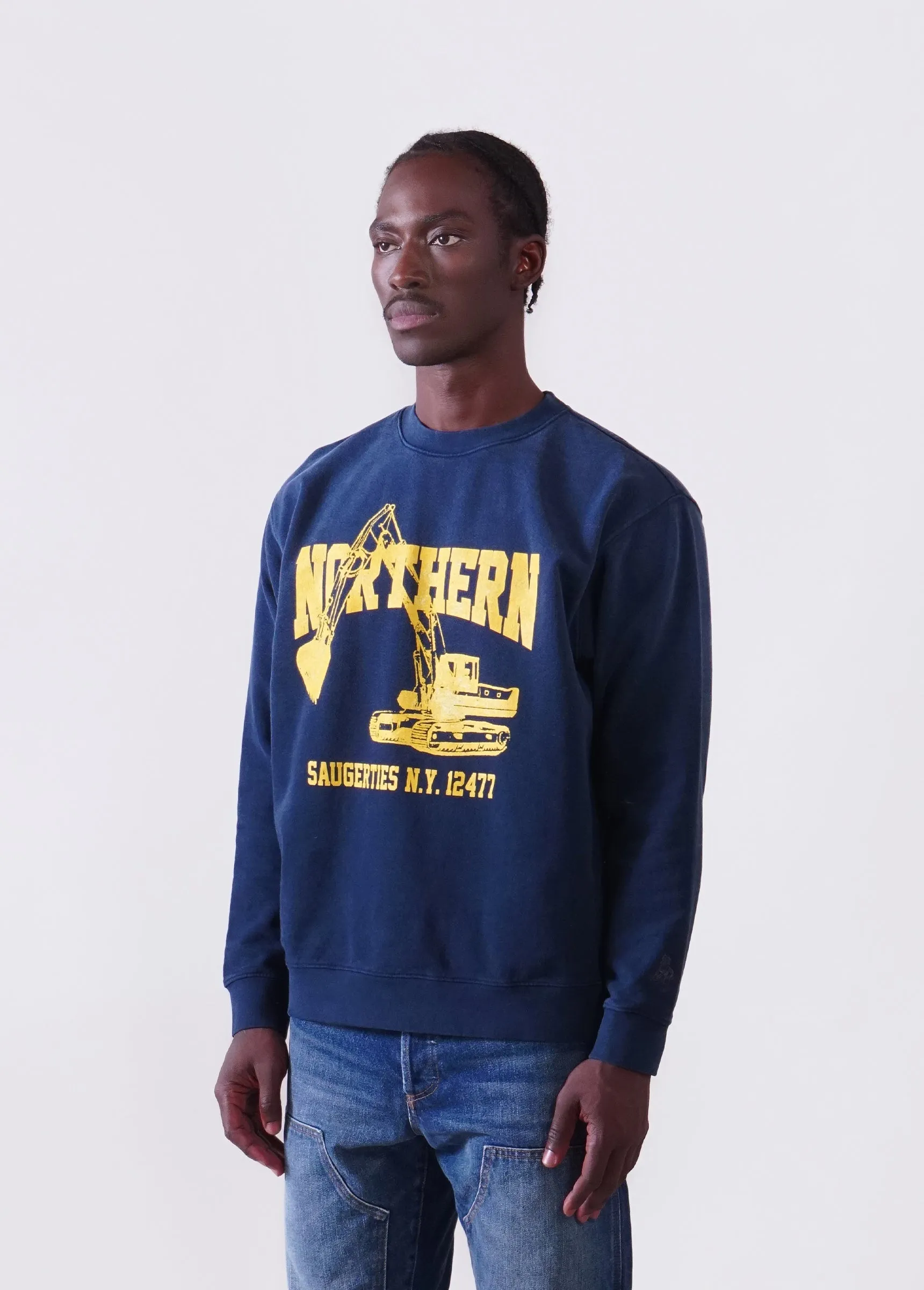Excavation Crewneck Sweatshirt | Navy sold by One Of These Days product image thumbnail 4