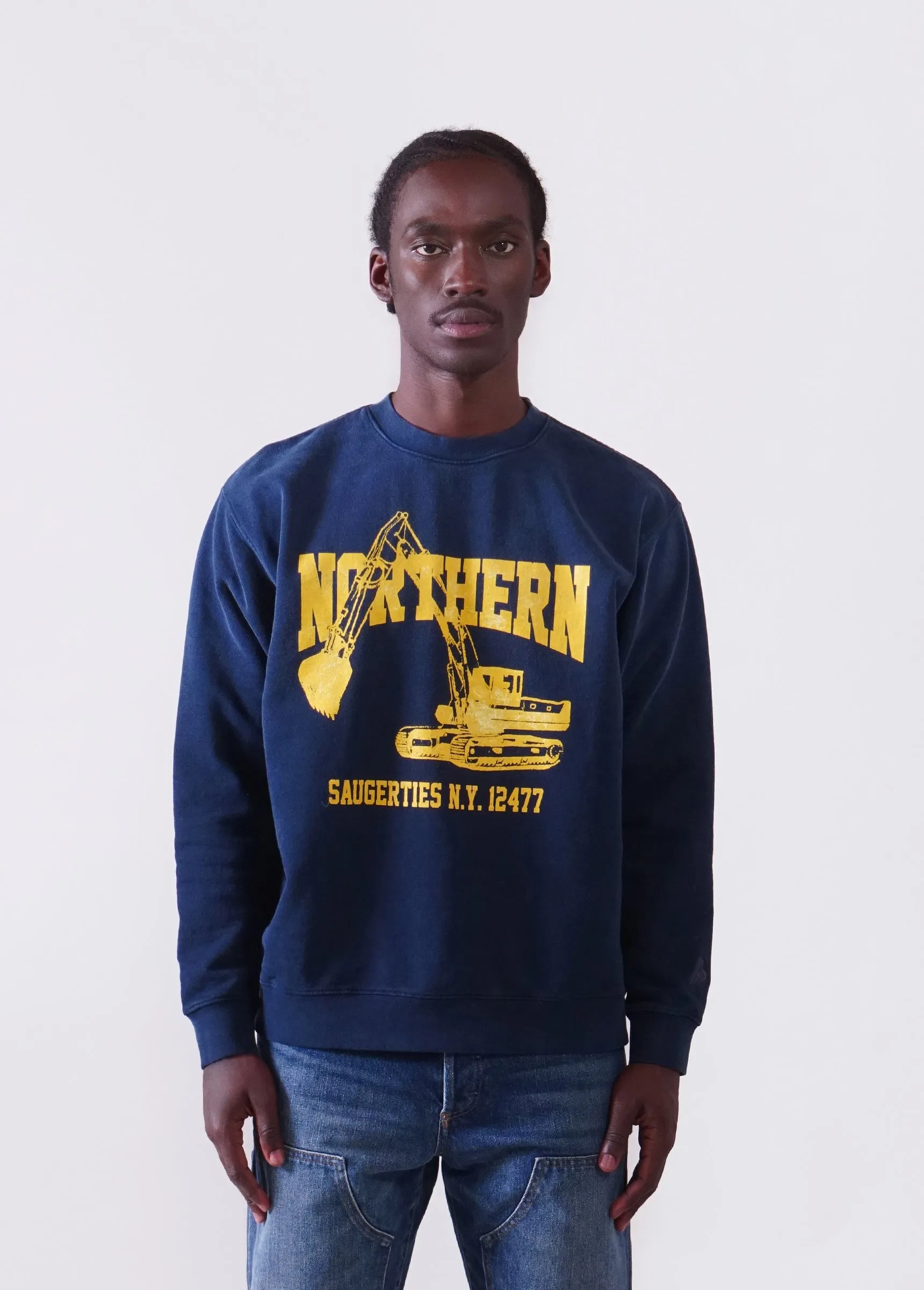 Excavation Crewneck Sweatshirt | Navy sold by One Of These Days product image thumbnail 2