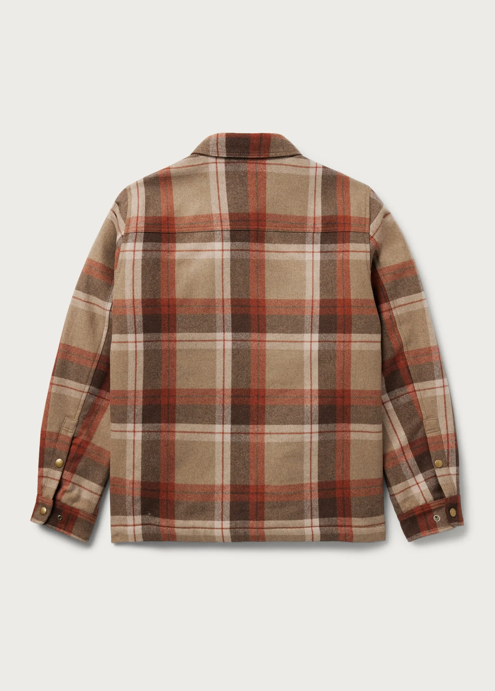 Quilted Flannel Jacket | Tan sold by One Of These Days product image thumbnail 3