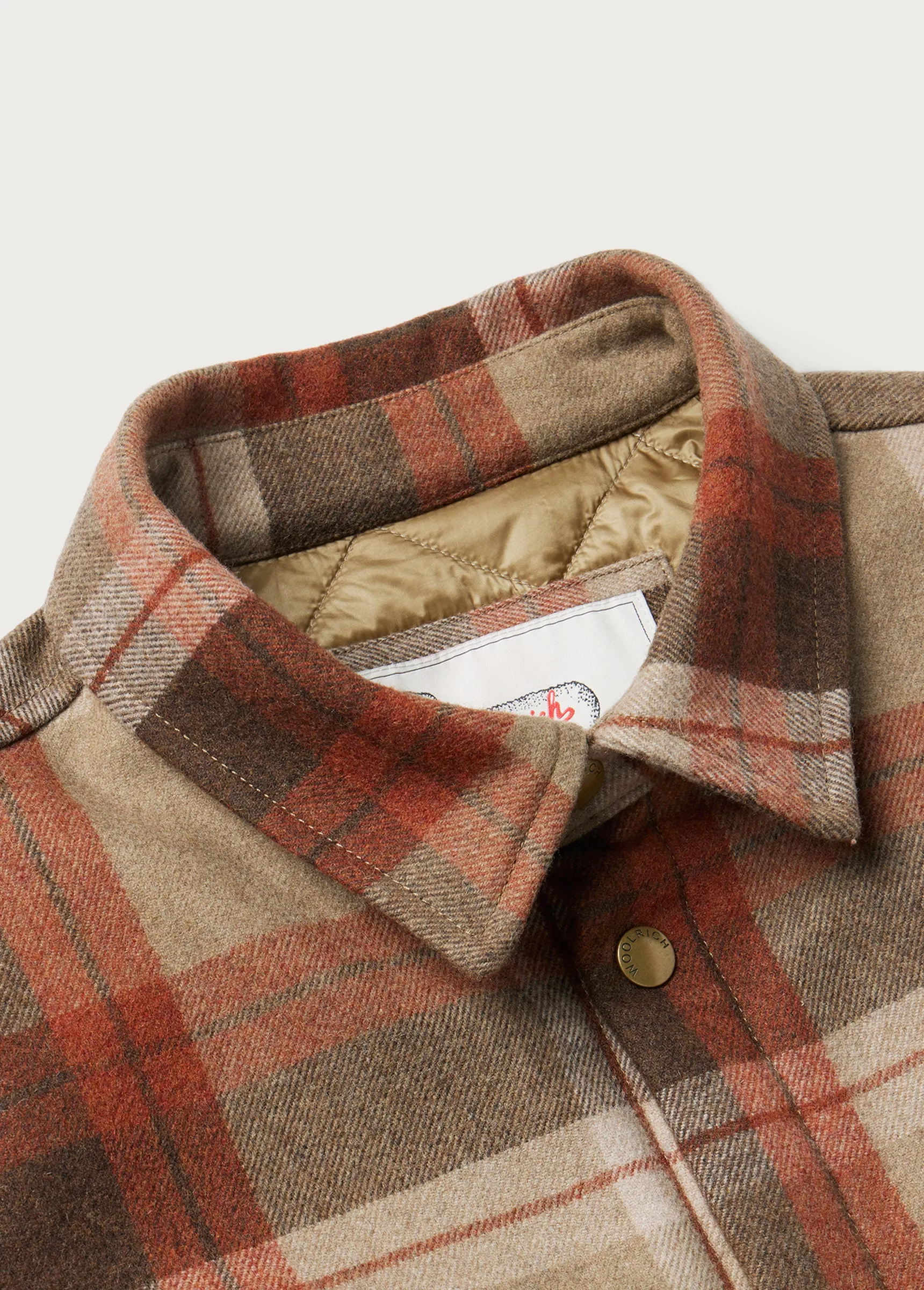 Quilted Flannel Jacket | Tan sold by One Of These Days product image thumbnail 5