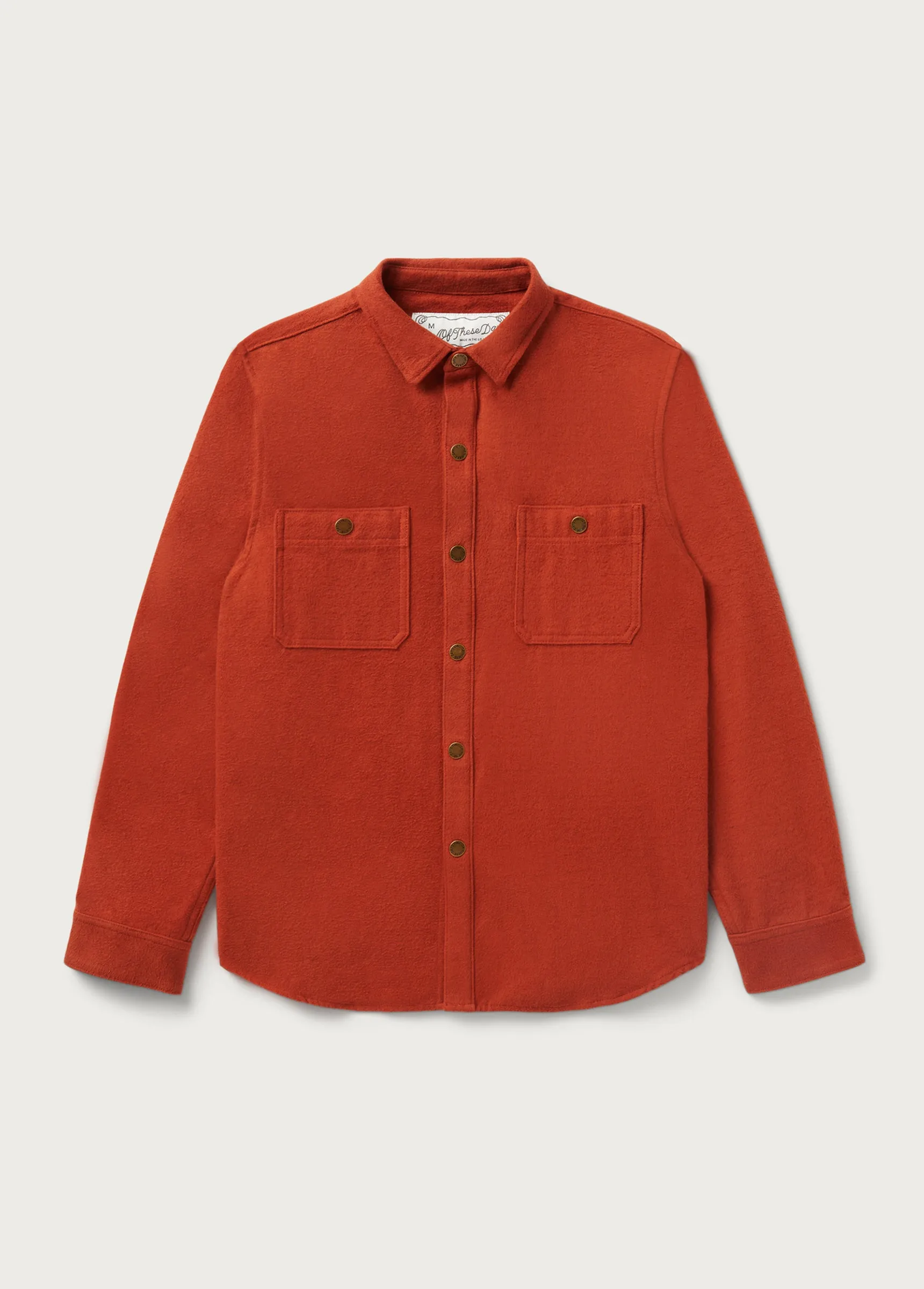 Overshirt | Rust sold by One Of These Days