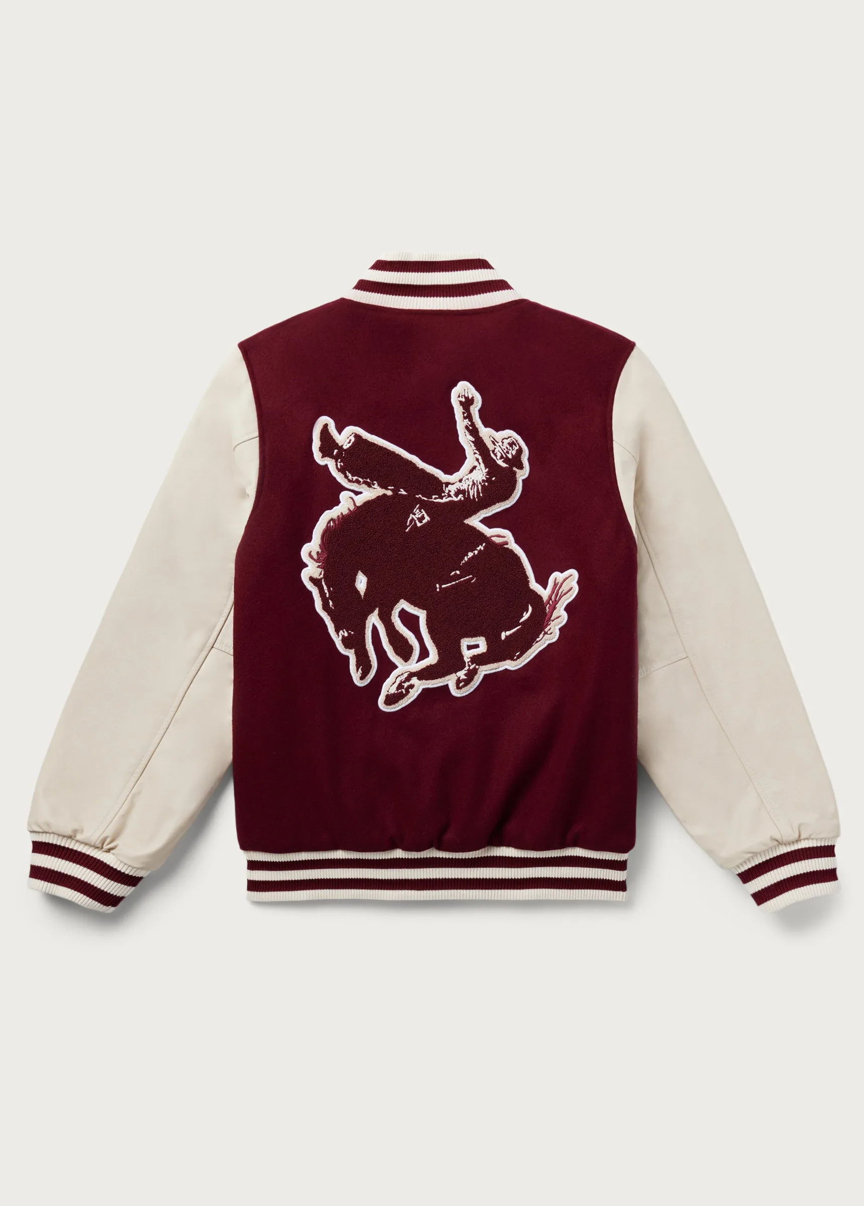 Horseshoe Varsity Jacket | Cardinal sold by One Of These Days product image thumbnail 3