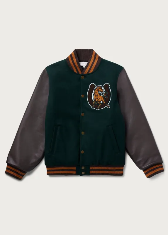 Mustang Varsity Jacket | Green made by One Of These Days
