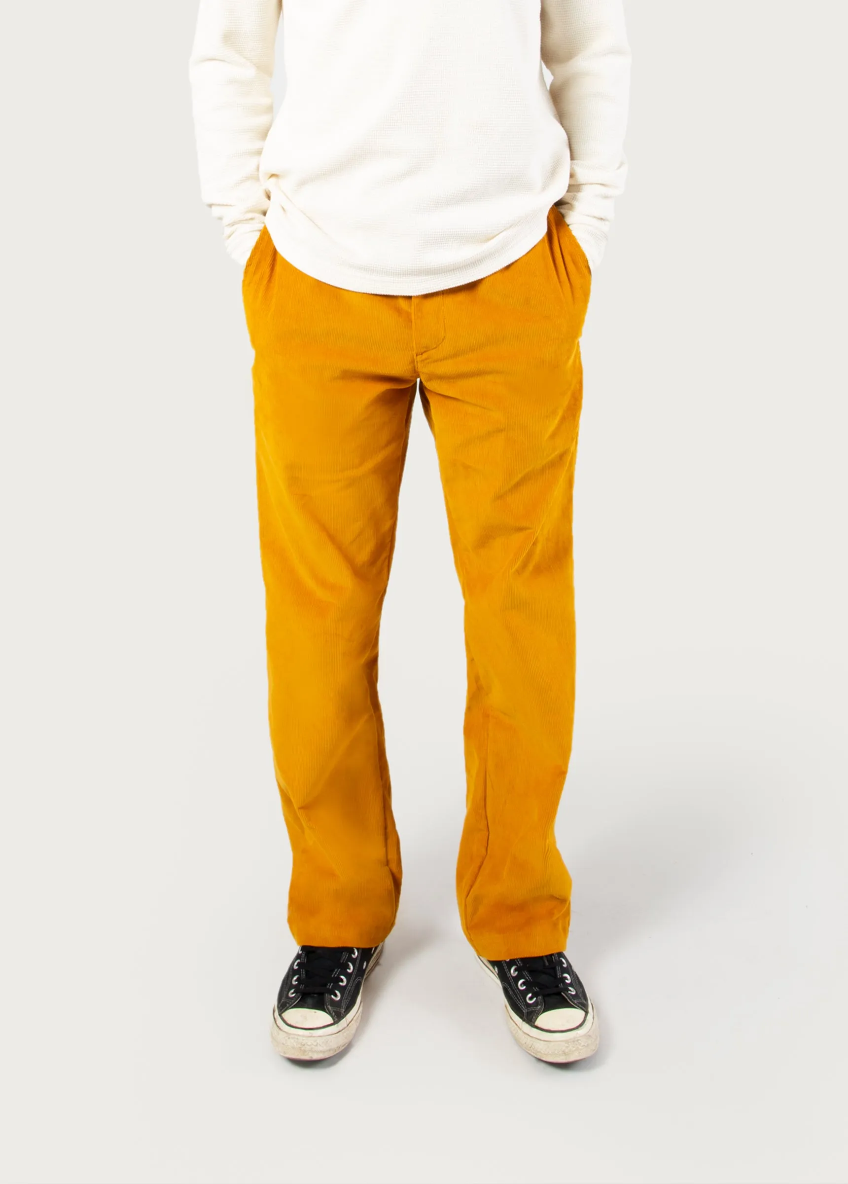 Corduroy Leisure Pant | Mustard sold by One Of These Days product image thumbnail 2
