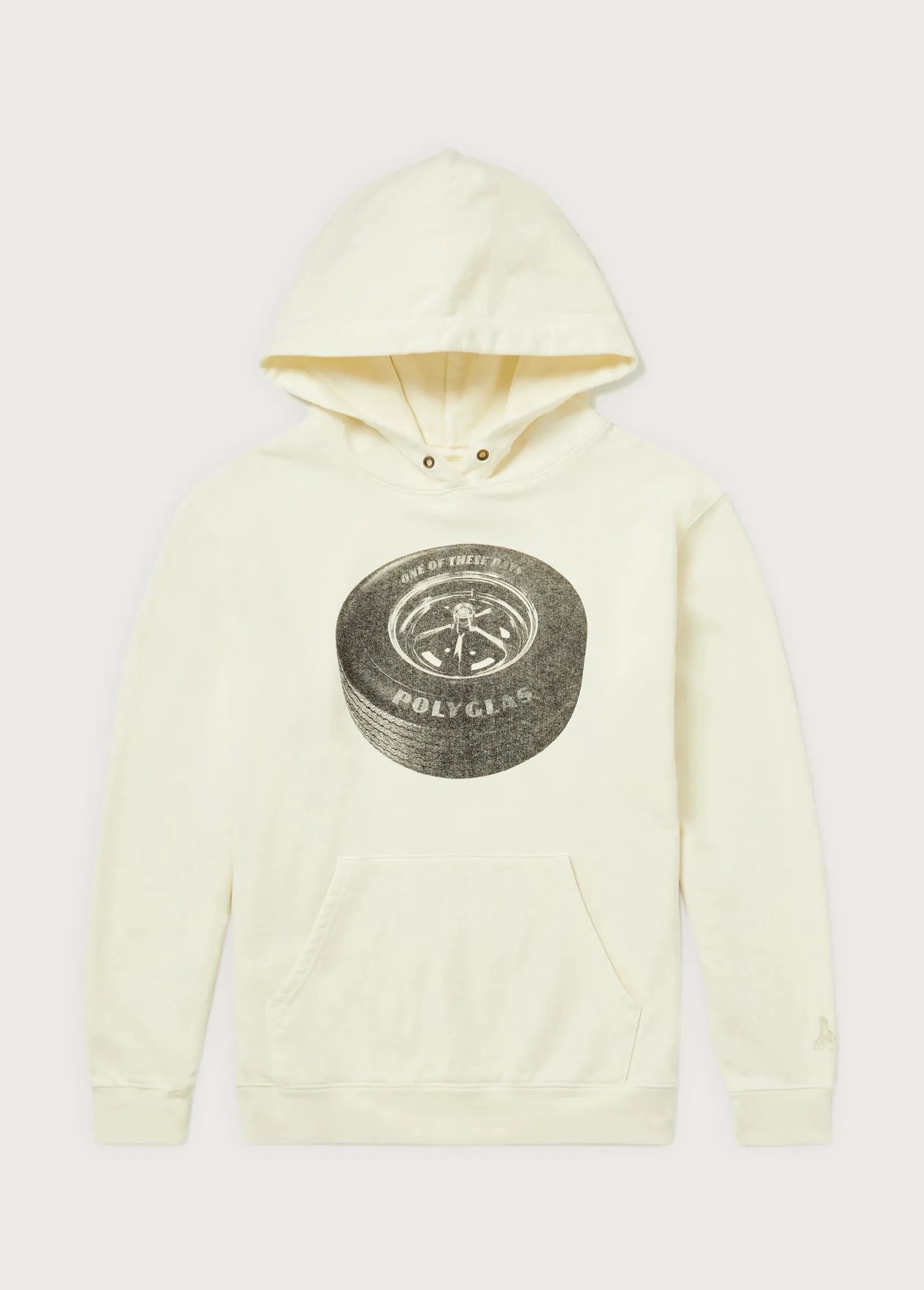 Tire Hooded Sweatshirt | Bone sold by One Of These Days
