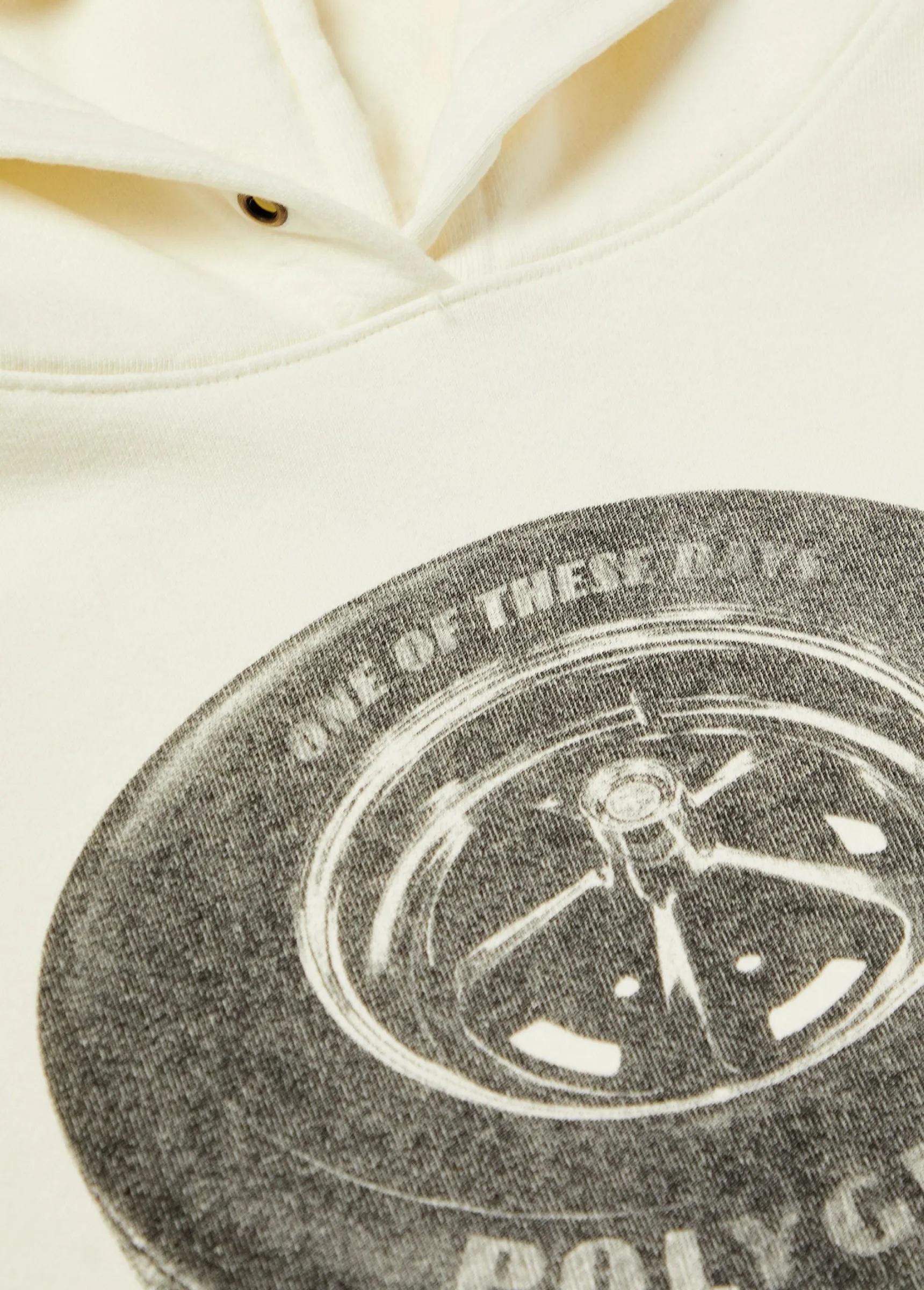 Tire Hooded Sweatshirt | Bone sold by One Of These Days product image thumbnail 3