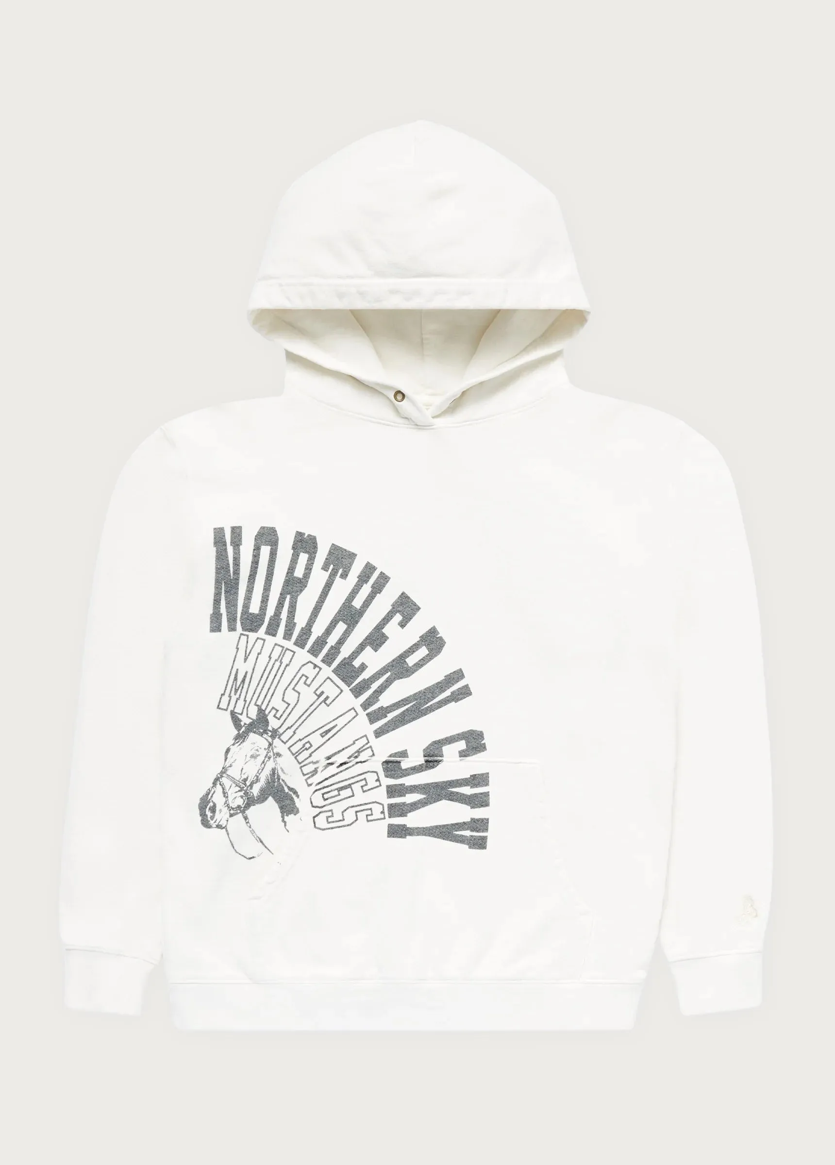 Mustangs Hooded Sweatshirt | Bone sold by One Of These Days