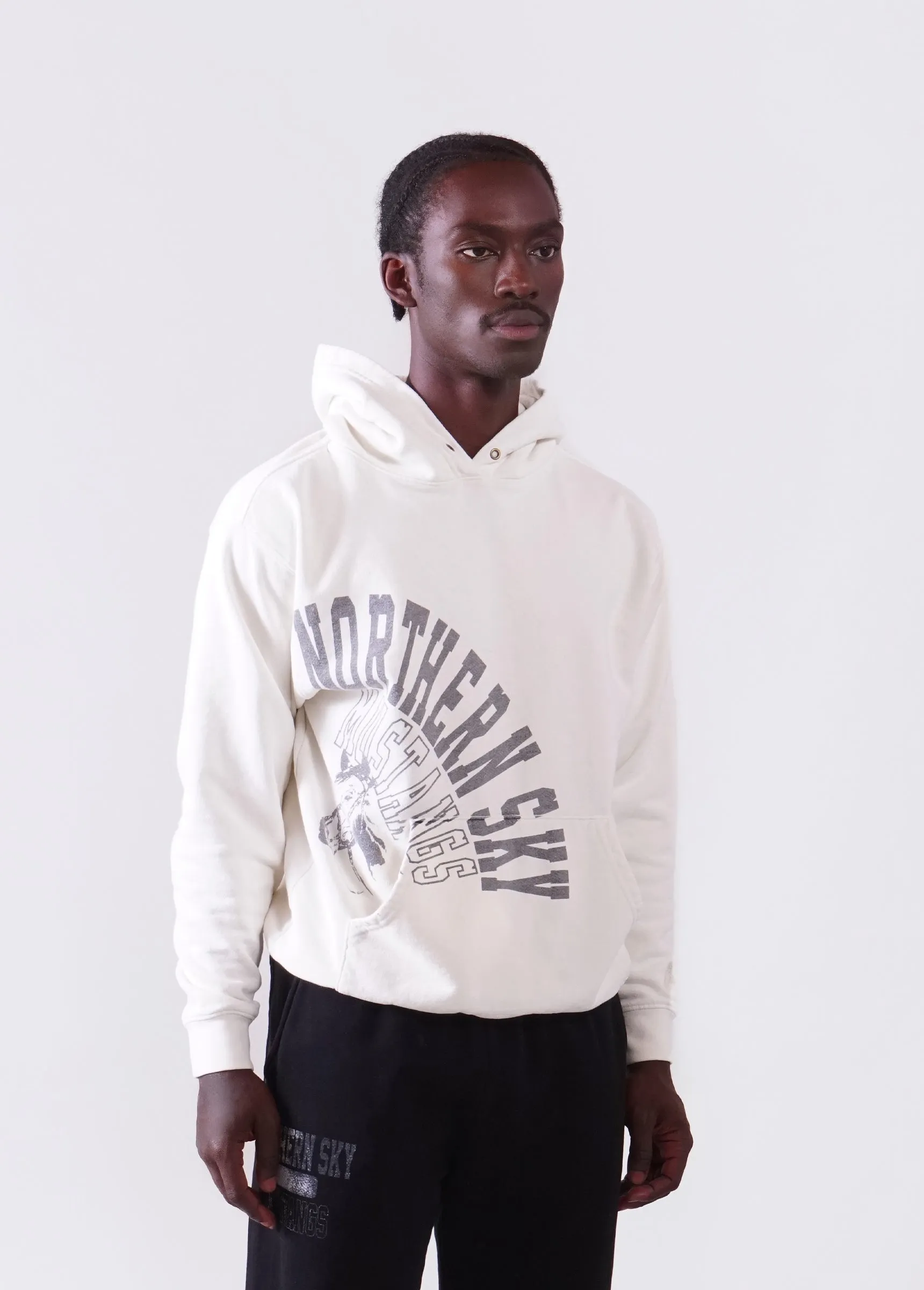 Mustangs Hooded Sweatshirt | Bone sold by One Of These Days product image thumbnail 4